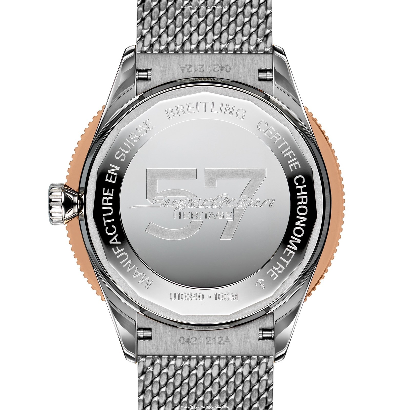Breitling Superocean Heritage 38mm Automatic Brown Dial - Stainless Steel Watch - Image 2