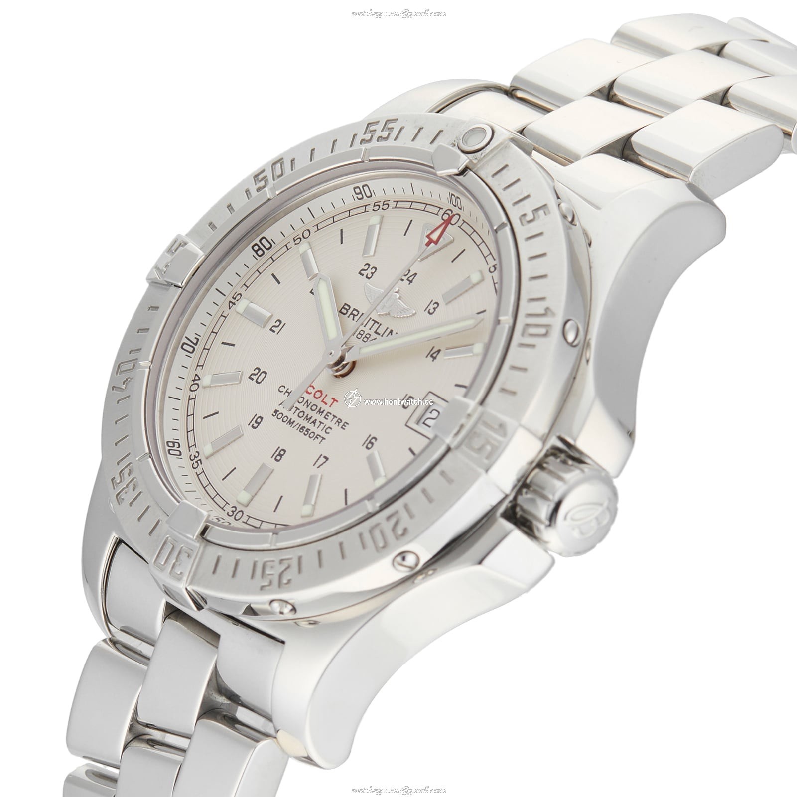 Breitling Colt A17380 Automatic Silver Dial - 41mm Stainless Steel Watch - Image 2