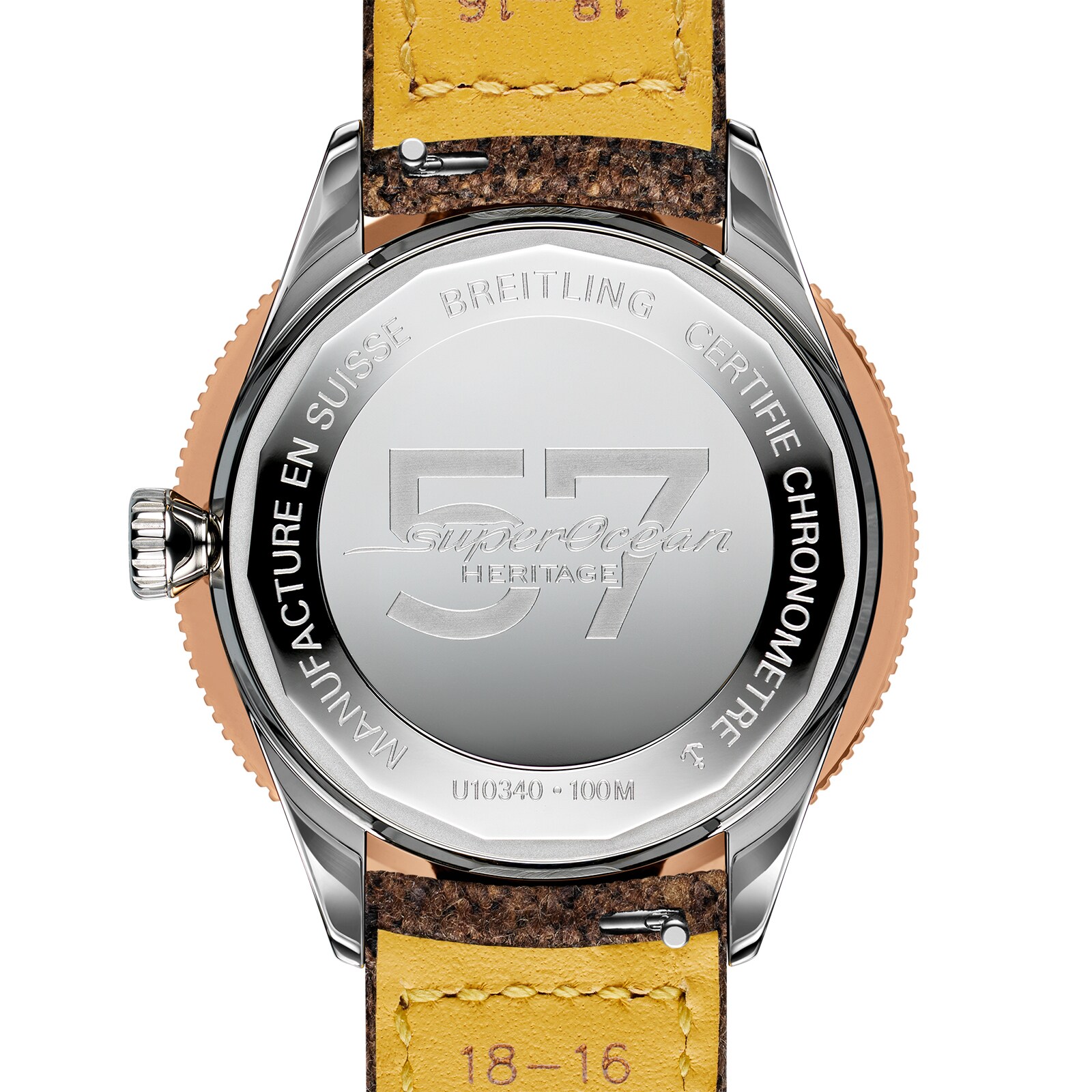 Breitling Superocean Heritage 38mm Automatic Brown Dial - Stainless Steel Watch - Image 4