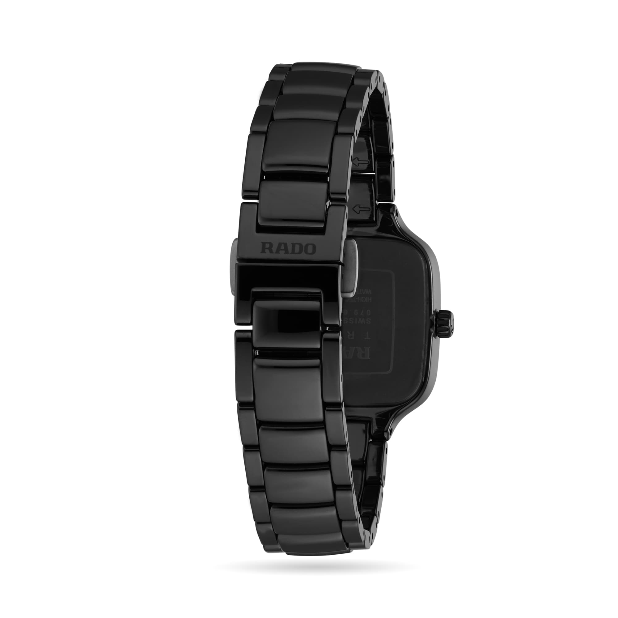 Rado True Square Ceramic & Titanium Quartz Watch - 29mm Black Dial | R27080172 - Image 3