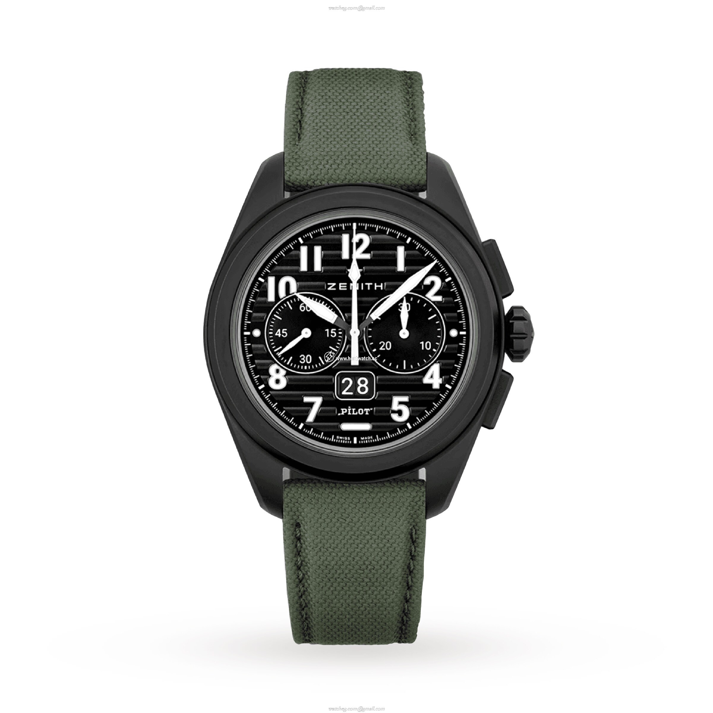 Zenith Pilot Ceramic Automatic Black Watch - 42.5mm | El Primero 3652 - Image 2