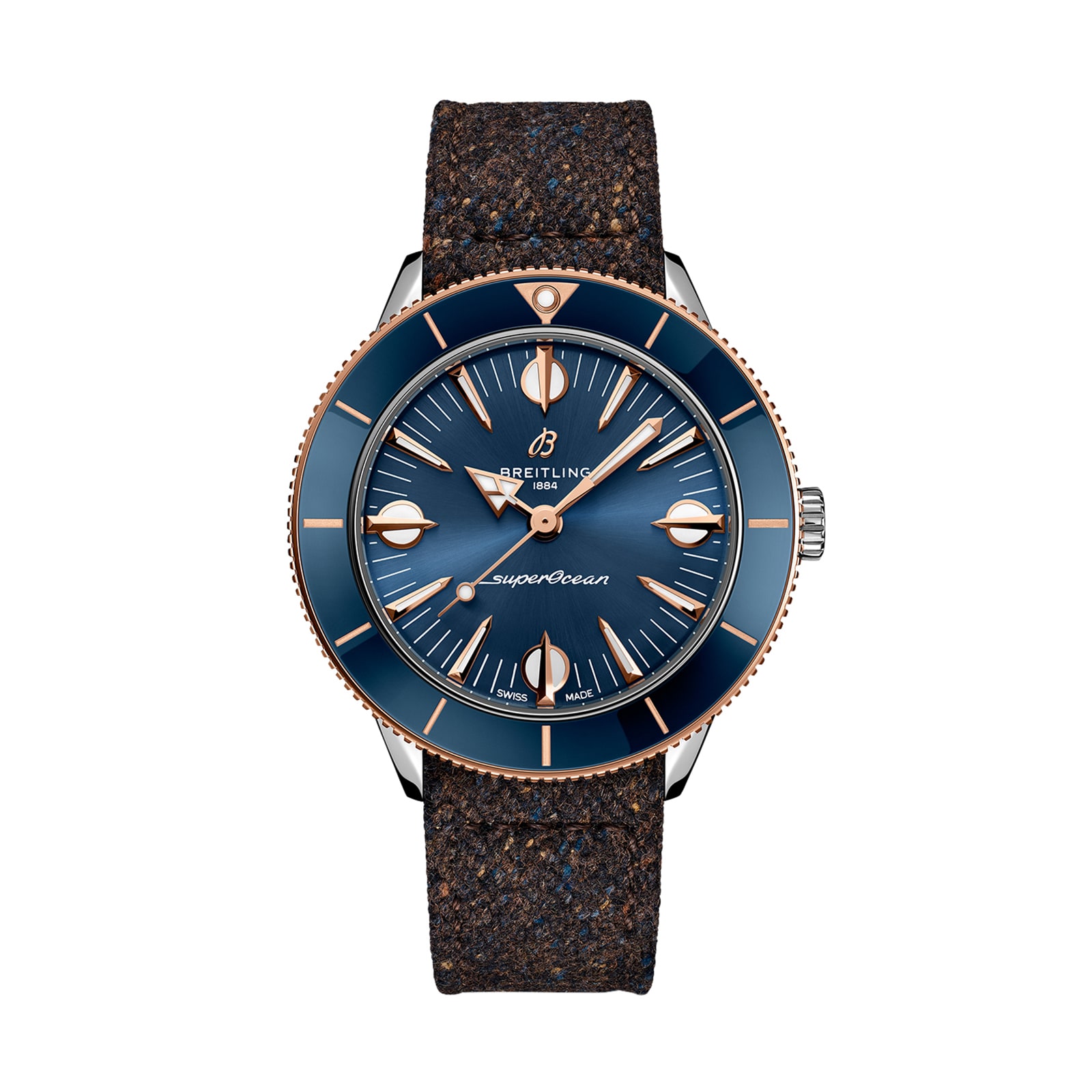 Breitling Superocean Heritage 38mm Automatic Blue Dial - Stainless Steel - Image 3