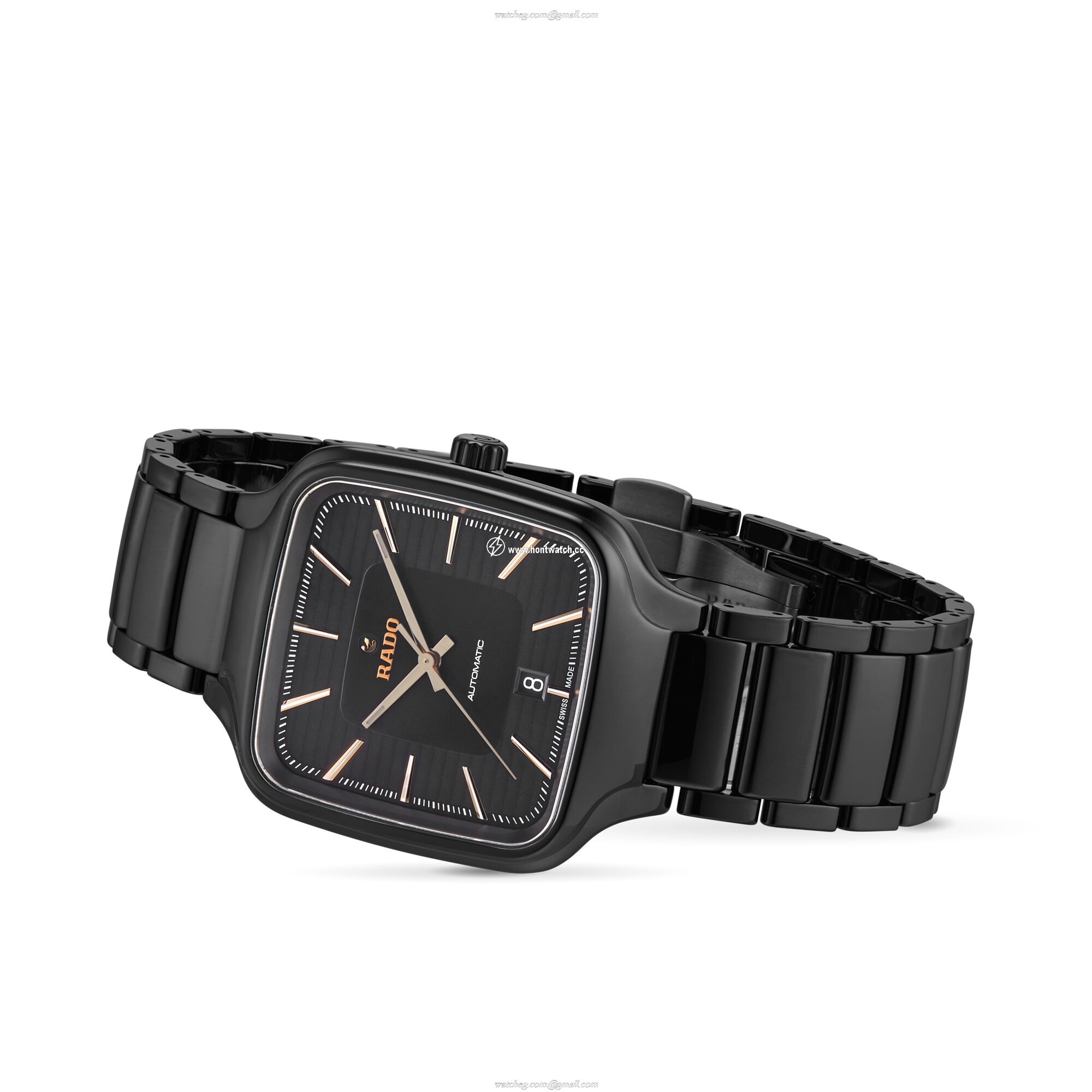 Rado True Square R27078162 Ceramic & Titanium Automatic Black Watch - Image 2