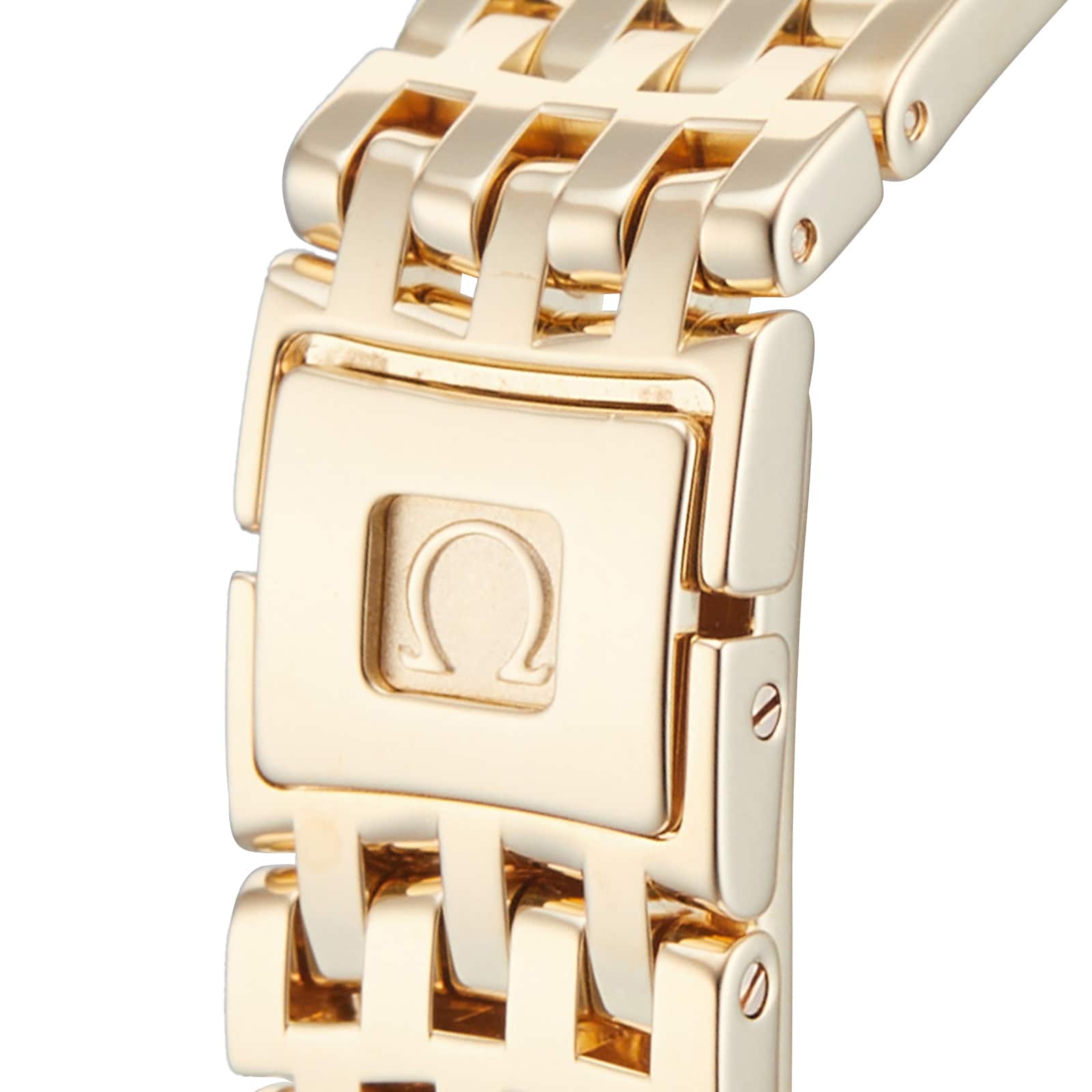 Omega De Ville Ladies Yellow Gold Quartz Watch - 24mm Yellow Dial | Pre-Owned - Image 3