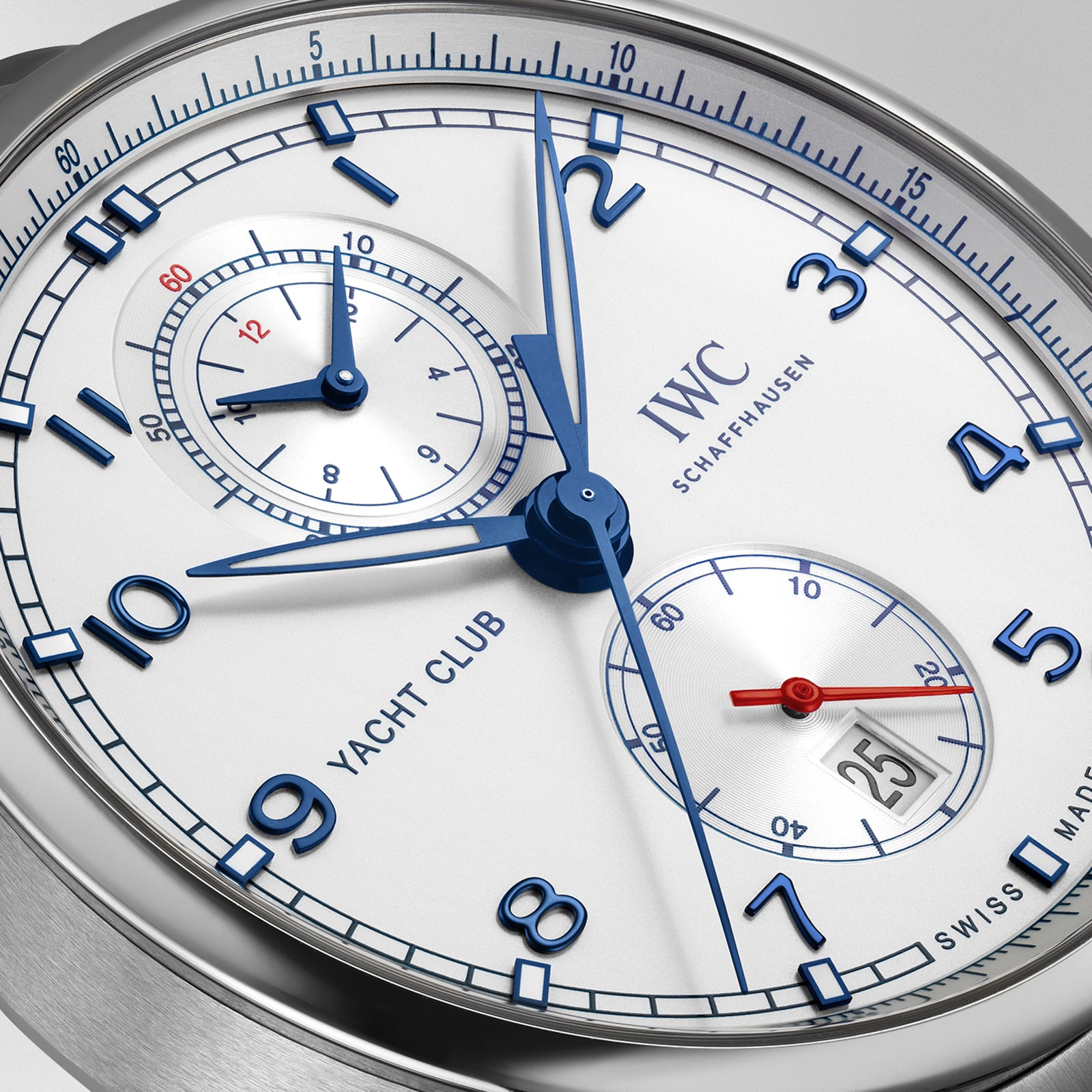 IWC Portugieser IW390702 Automatic Chronograph - 44.5mm Stainless Steel Silver Dial - Image 4