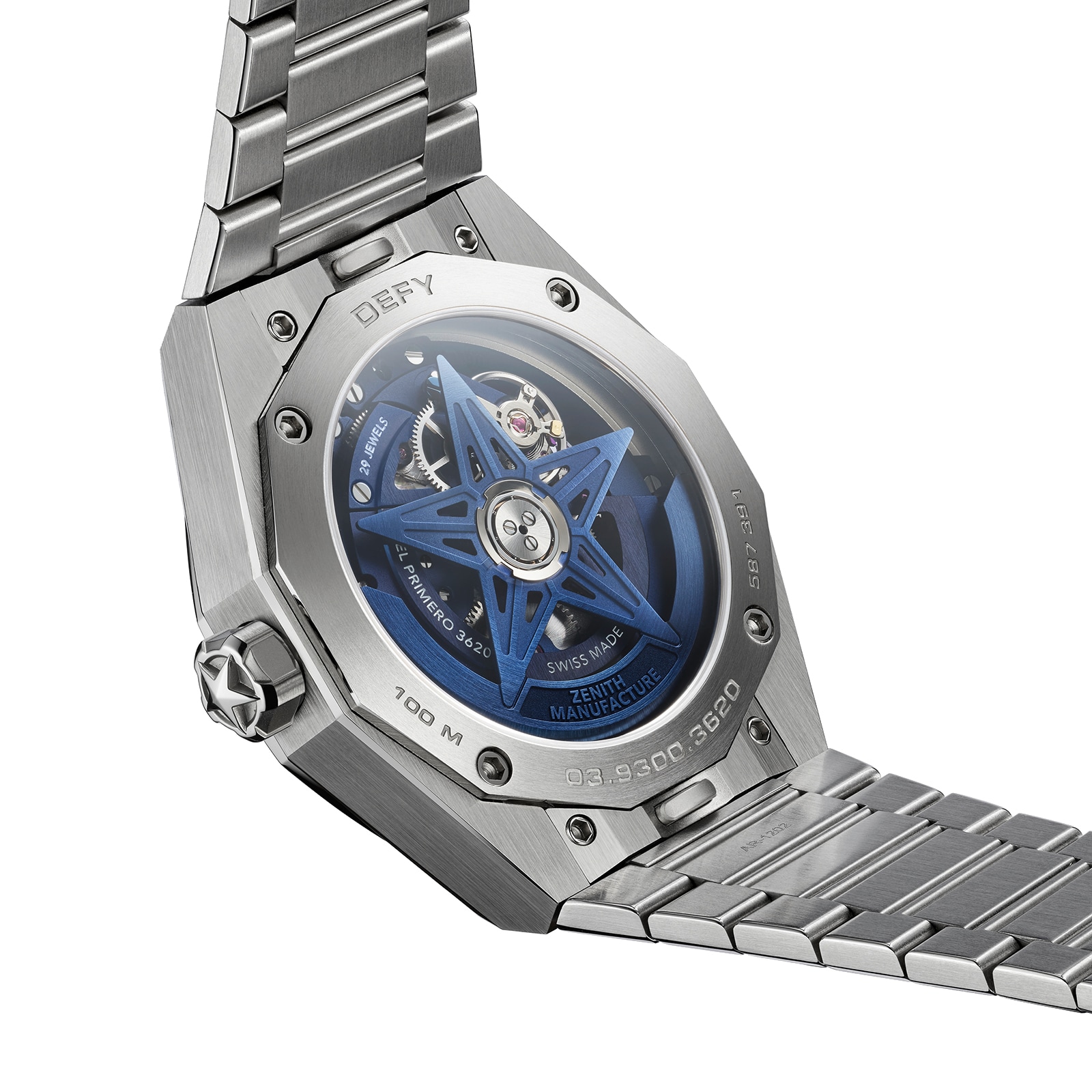 Zenith Defy Skyline Automatic Blue Watch - 41mm Stainless Steel - Image 3