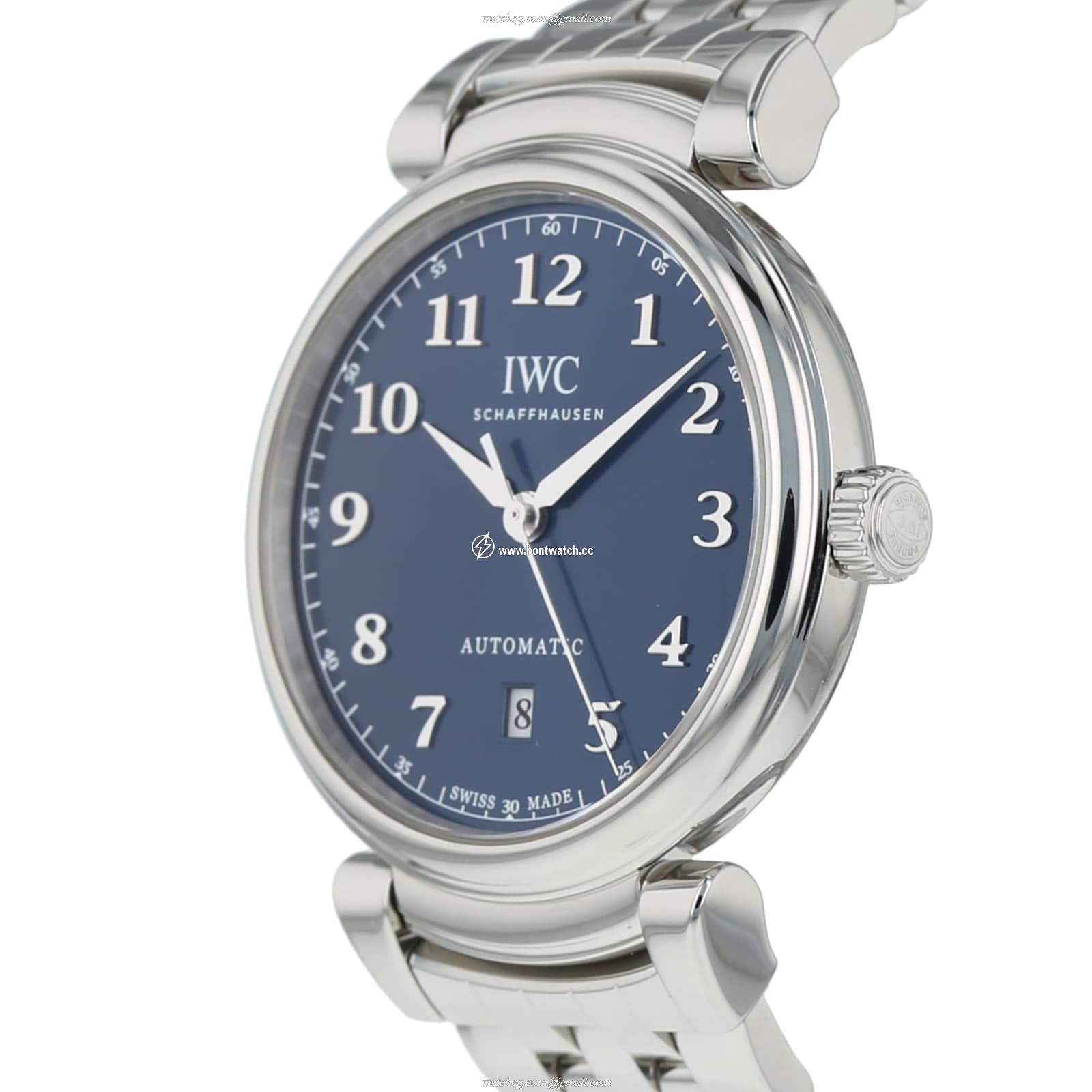 Pre-Owned IWC Da Vinci Automatic Watch - 40mm Blue Dial | Stainless Steel - Image 2