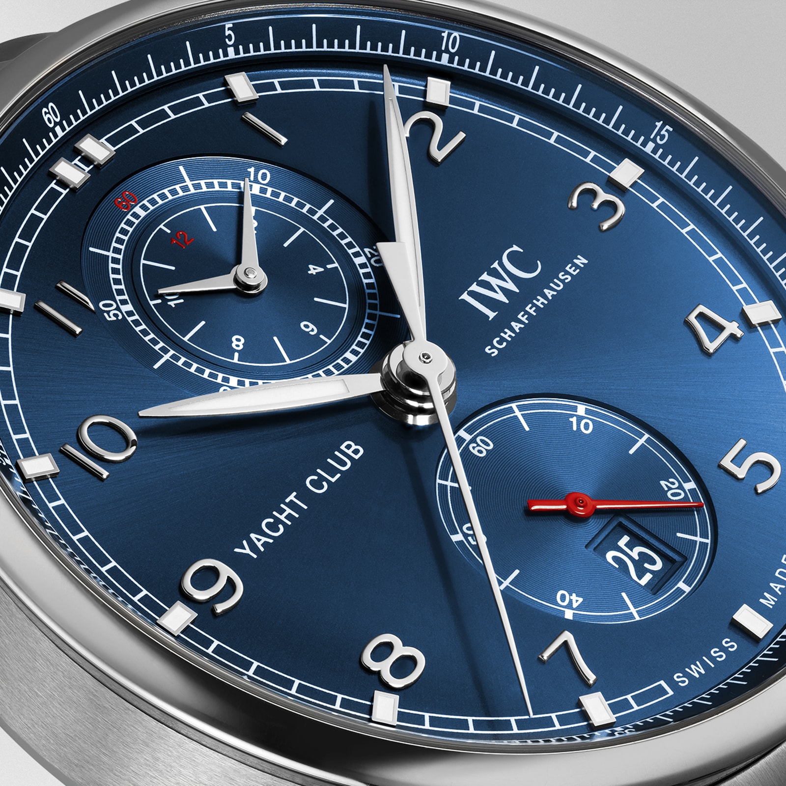 IWC Portugieser IW390701 Automatic Chronograph - 44.5mm Blue Dial - Stainless Steel - Image 4