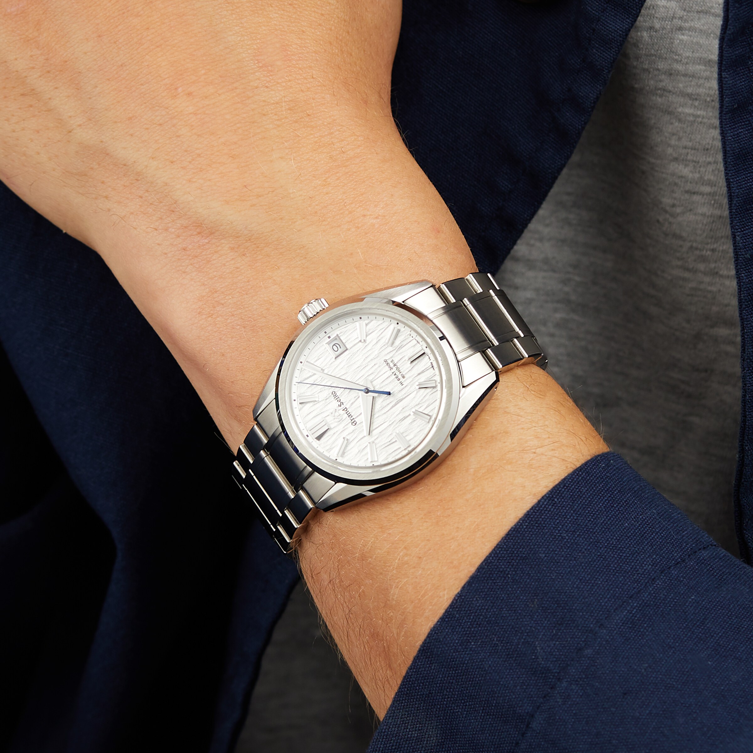 Grand Seiko Heritage SLGH005 Automatic White Dial - 40mm Stainless Steel - Image 3