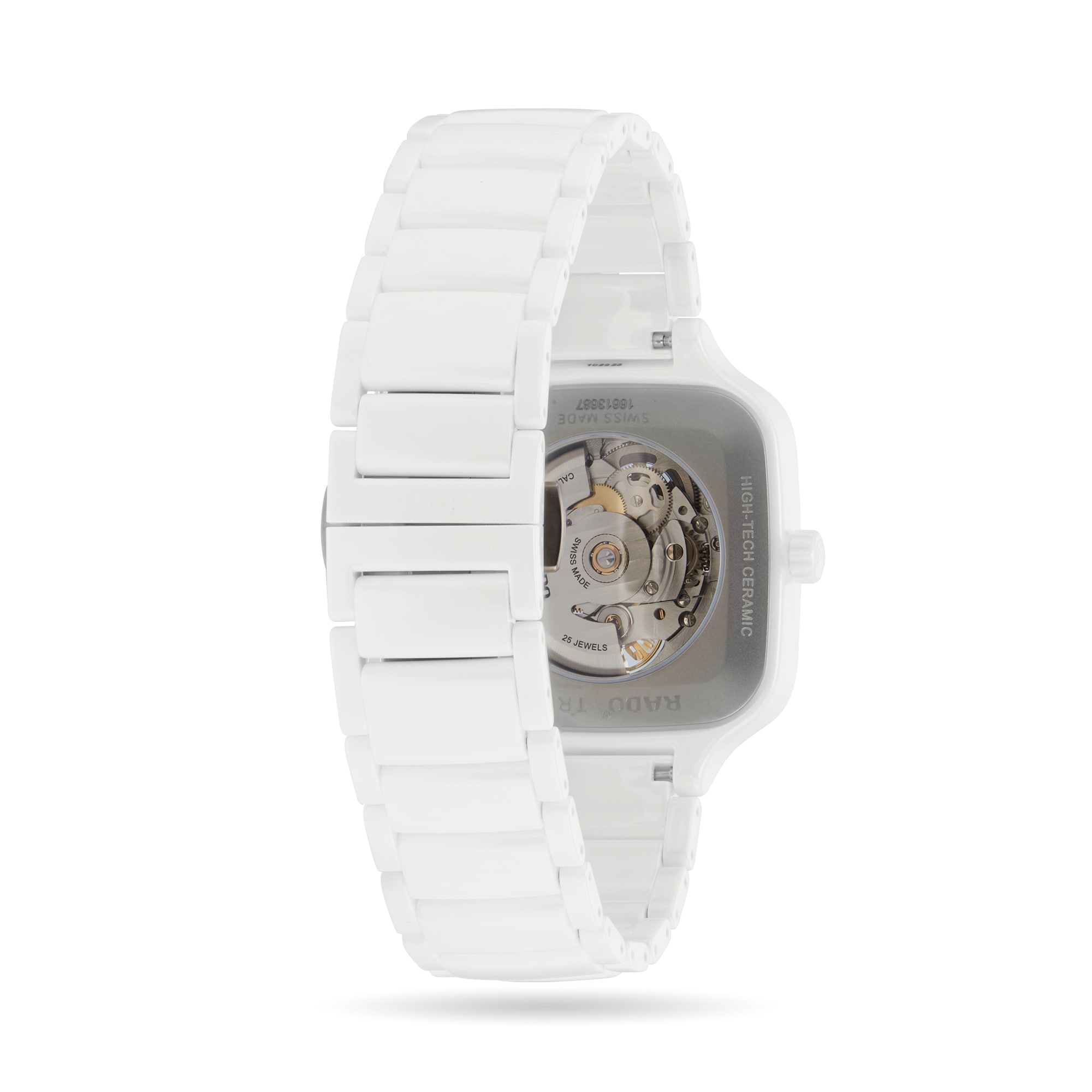 Rado True Square R27126012 | Ceramic Titanium Automatic Watch | 38mm White Dial - Image 3