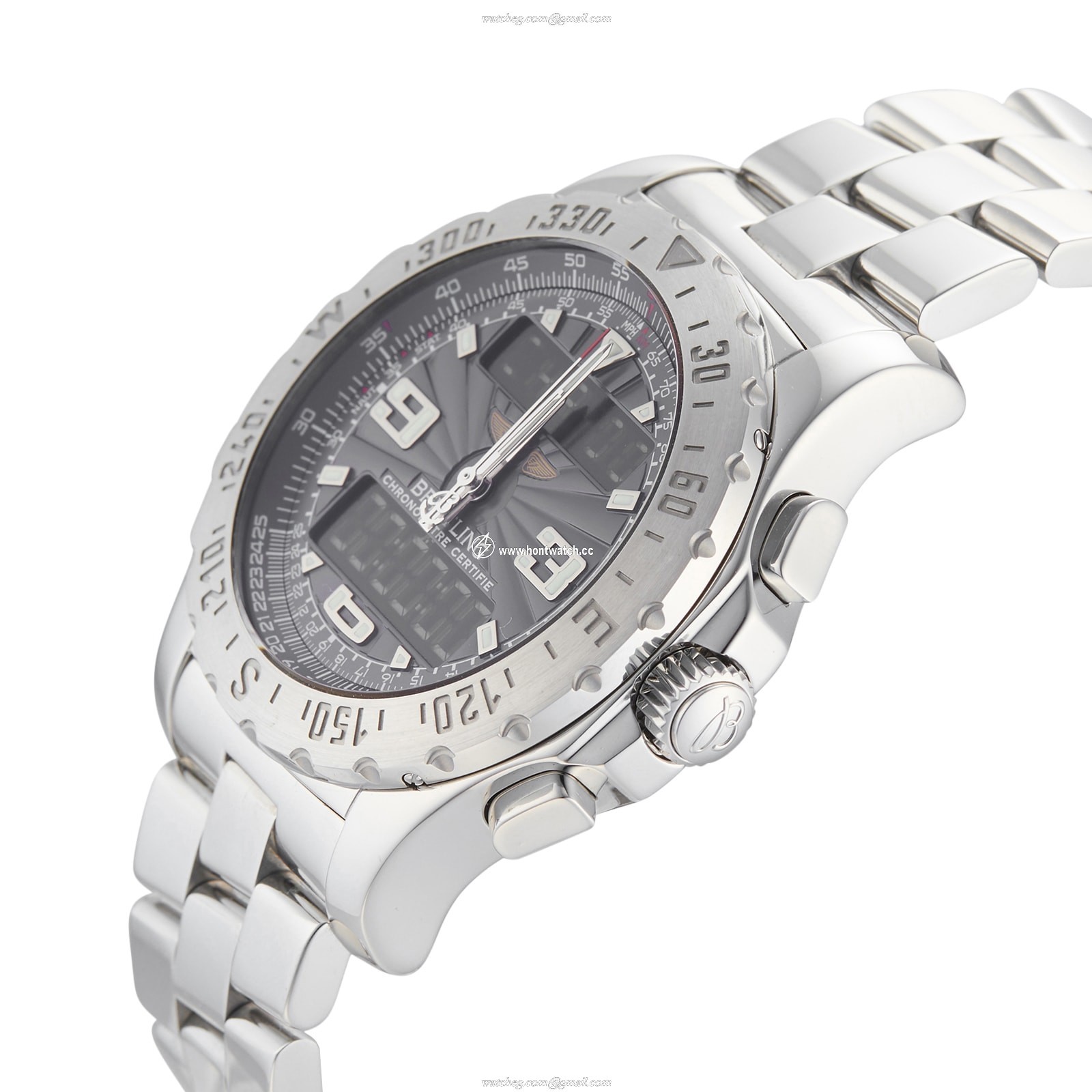 Breitling Airwolf A78363 | 44mm Stainless Steel Quartz Grey Watch - Image 2