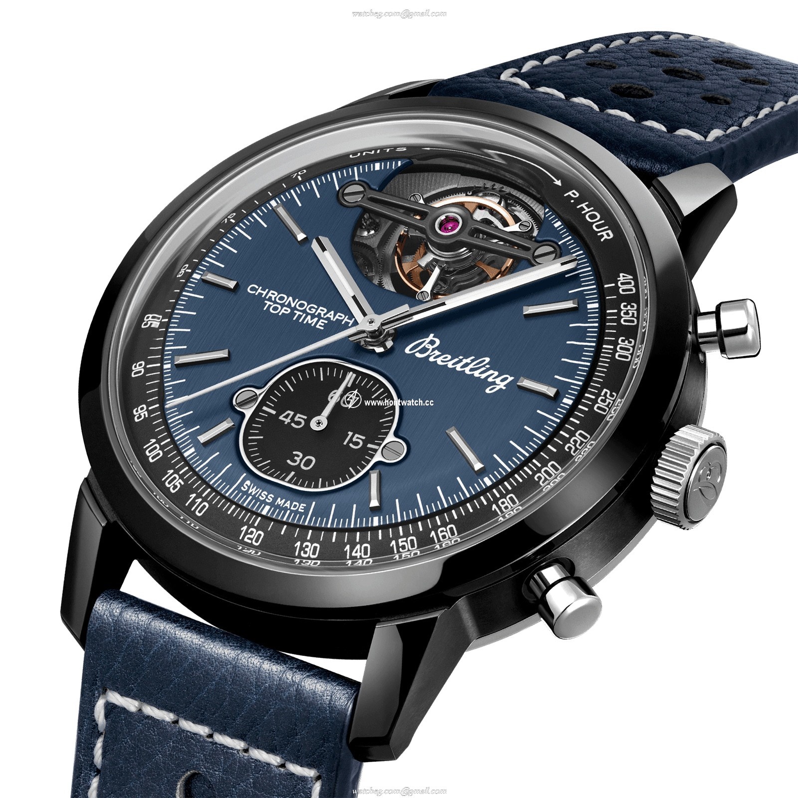 Breitling Top Time SB21251A1C1X1 | 42mm Ceramic Automatic Blue Watch - Image 2