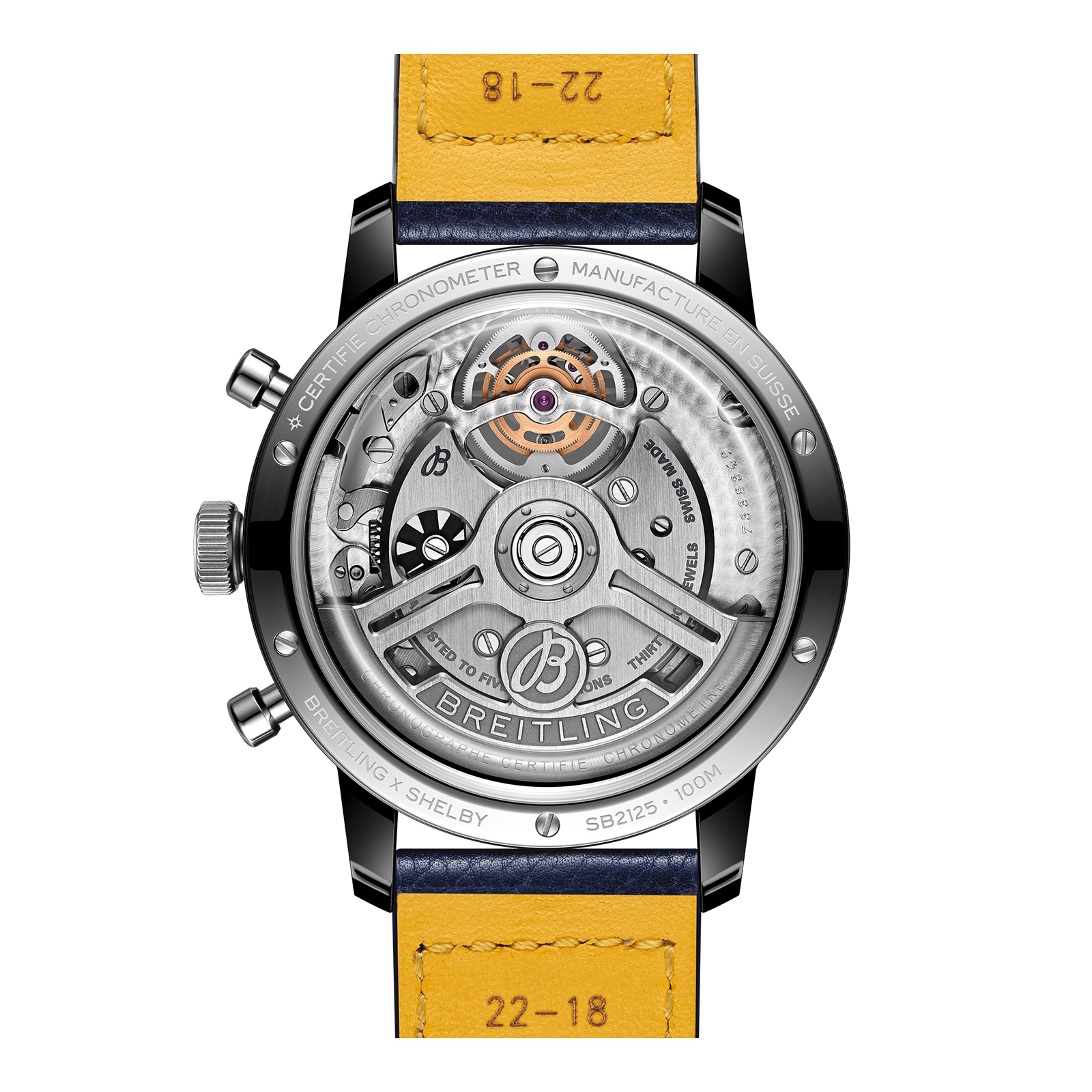 Breitling Top Time SB21251A1C1X1 | 42mm Ceramic Automatic Blue Watch - Image 4