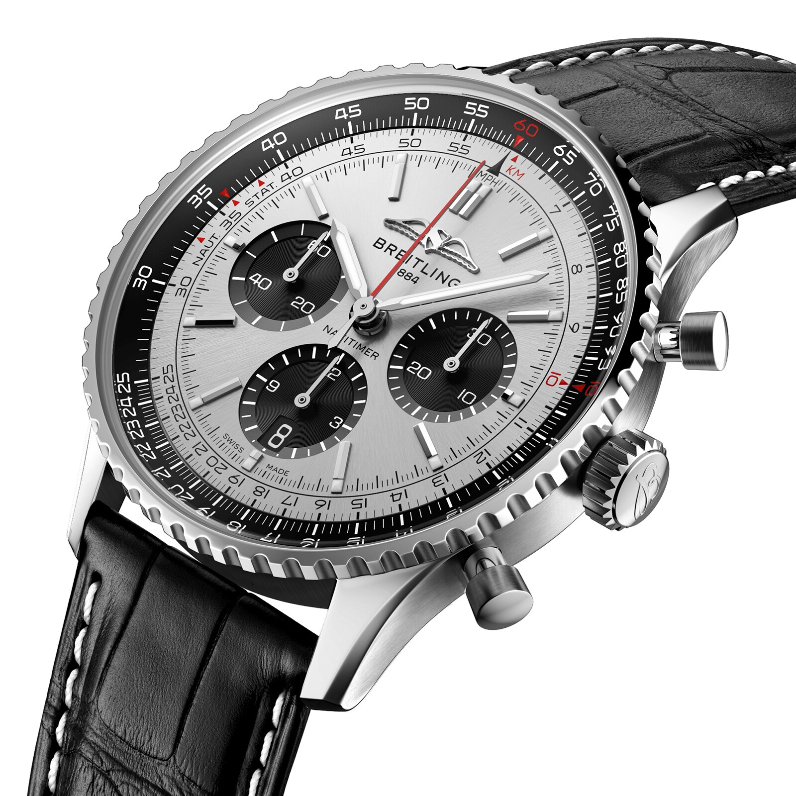 Breitling Navitimer AB0138241G1P1 | 43mm Stainless Steel Automatic Silver Watch - Image 3