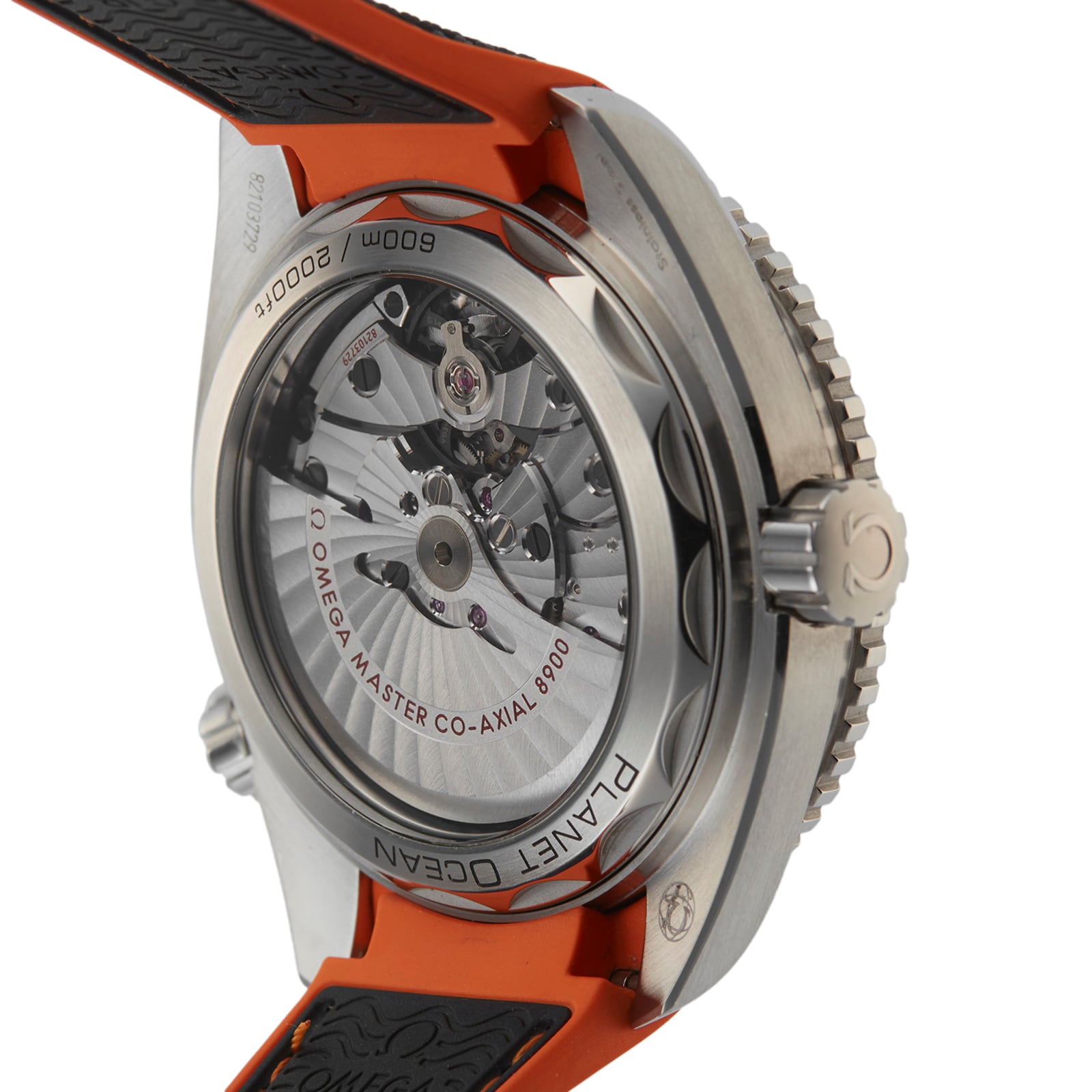 Omega Planet Ocean 43.5mm Automatic Black Dial - Stainless Steel Rubber Strap - Image 4