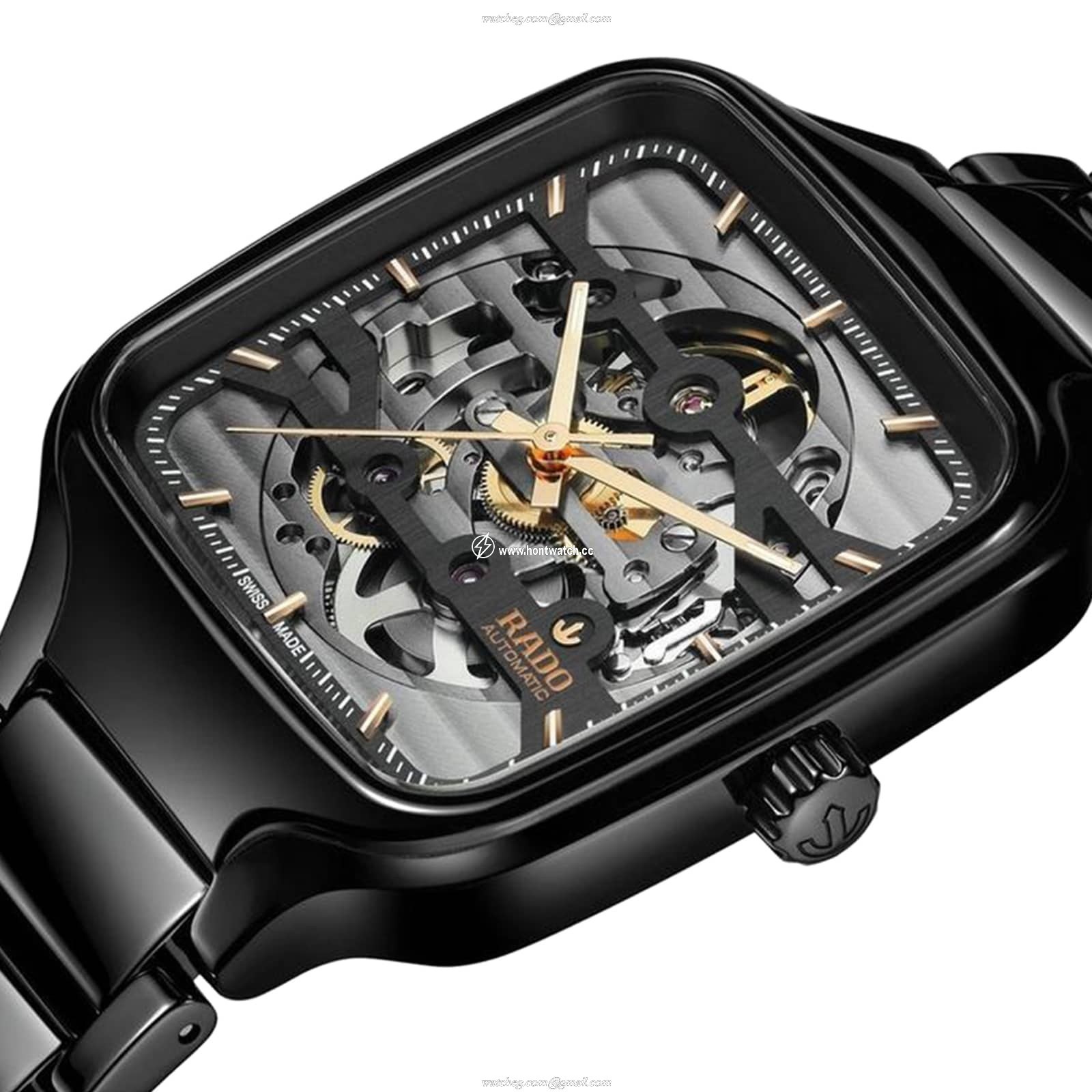 Rado True Square R27124162 | Automatic Black Ceramic & Titanium Watch - Image 2