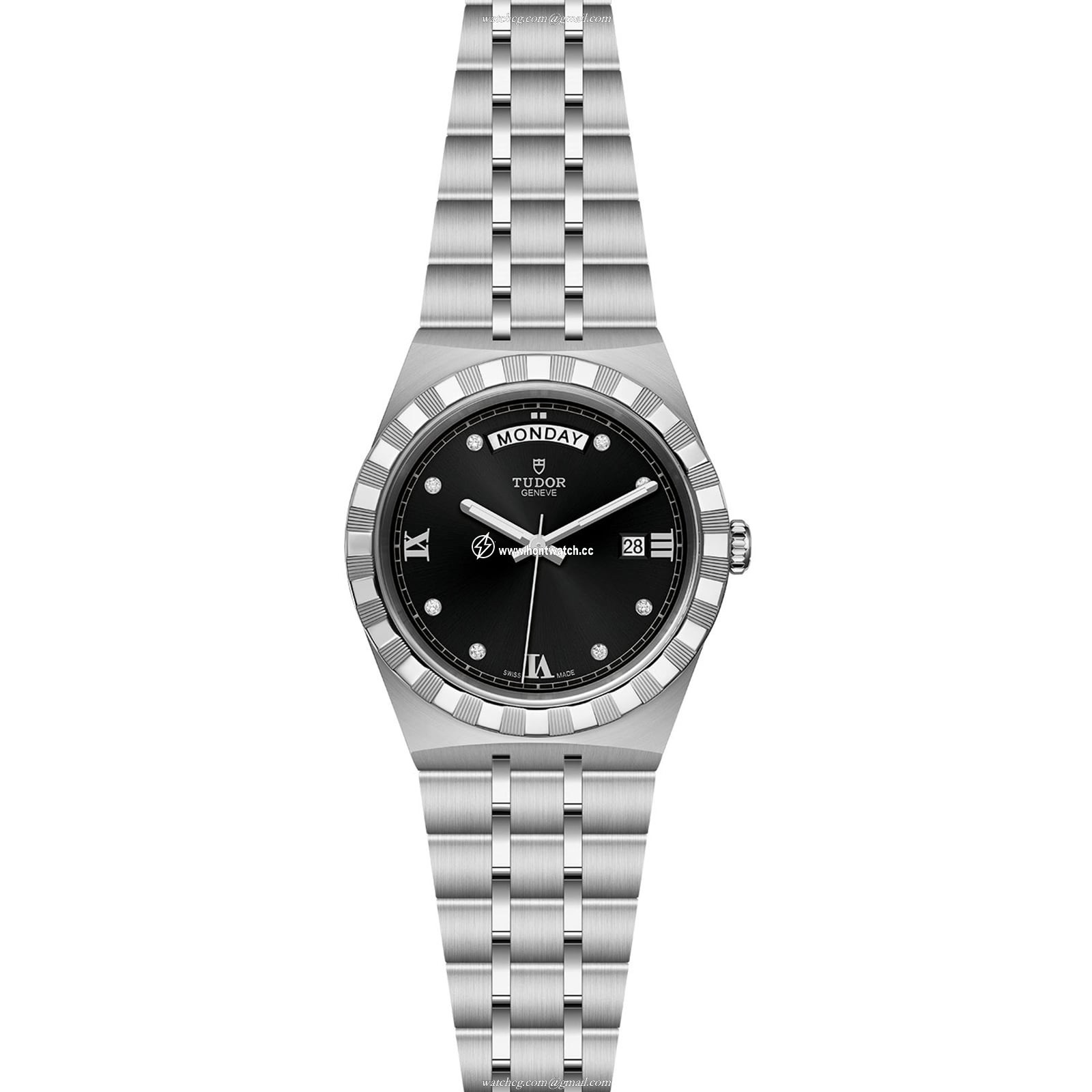 Tudor Royal M28600-0004 | 41mm Automatic Watch | Black Dial & Steel Bracelet - Image 2