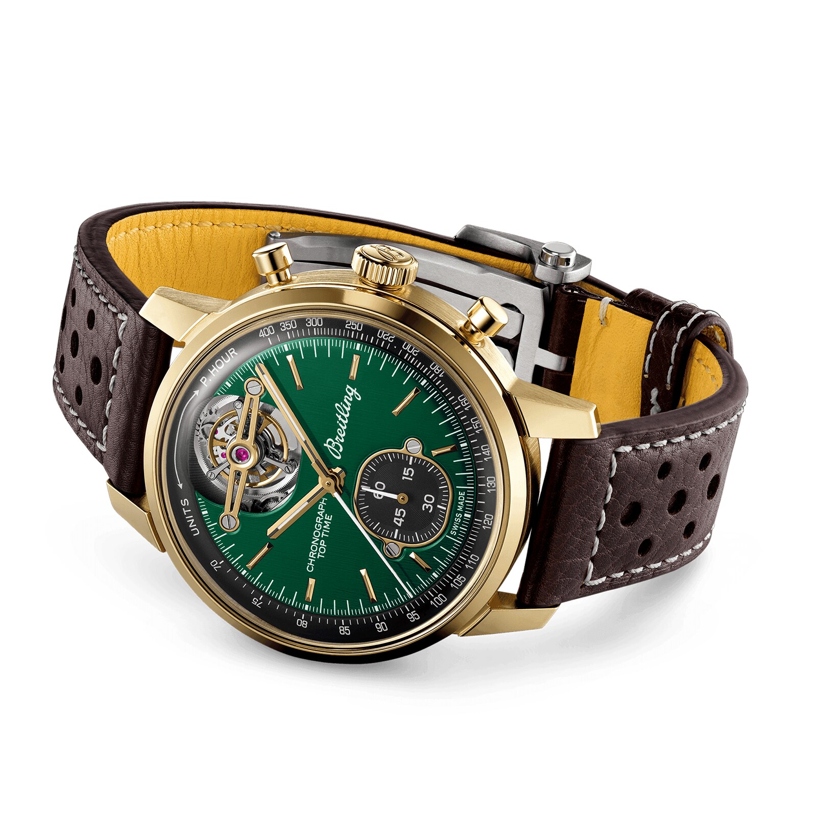 Breitling Top Time Bronze Automatic Green Watch - 42mm Case | Replica - Image 3