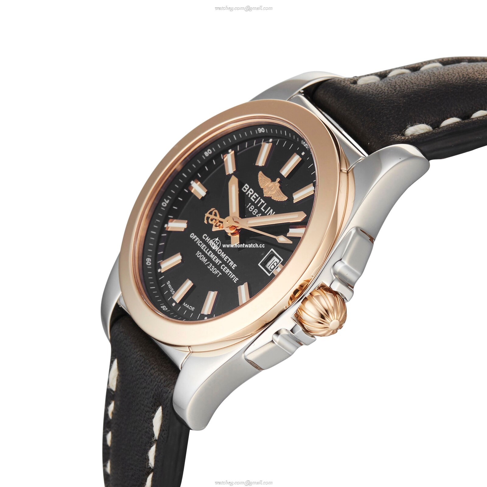 Breitling Galactic C7234812/BF32 | 29mm Quartz Watch | Black Dial | Stainless Steel & Rose Gold - Image 2