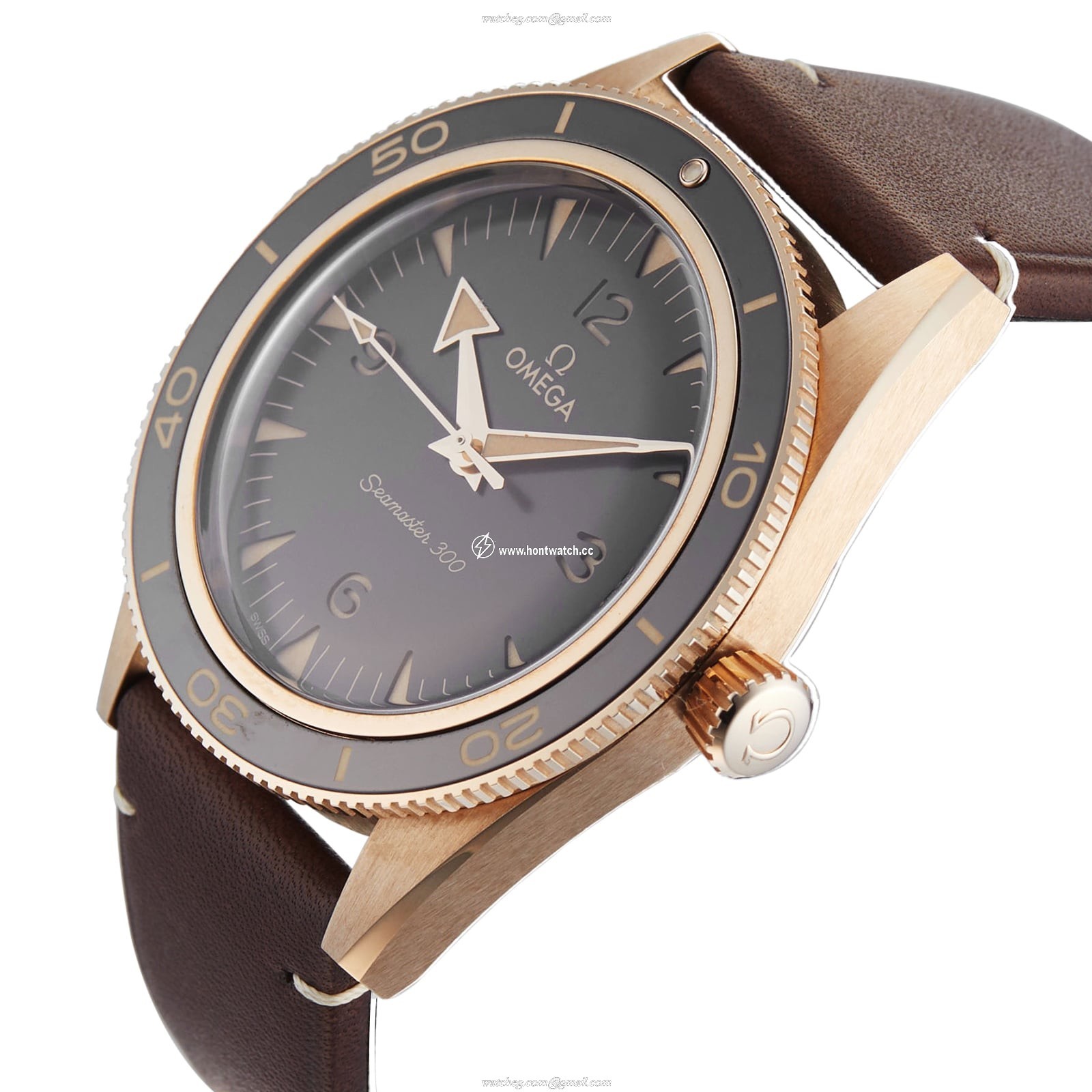 Omega Seamaster 234.92.41.21.10.001 | 41mm Rose Gold Automatic | Brown Dial - Image 2