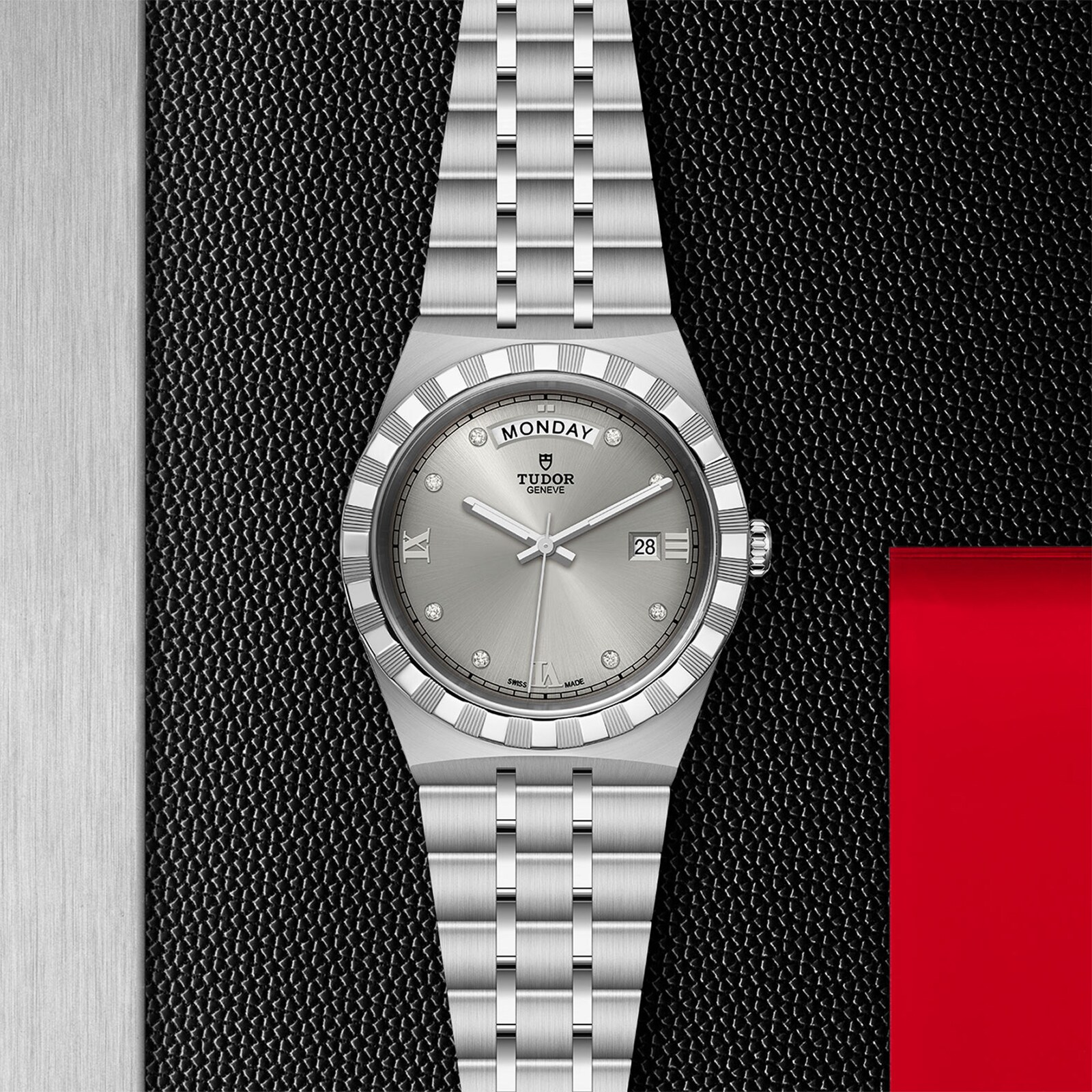 Tudor Royal M28600-0002 Automatic Watch - 41mm Stainless Steel Silver Dial - Image 3