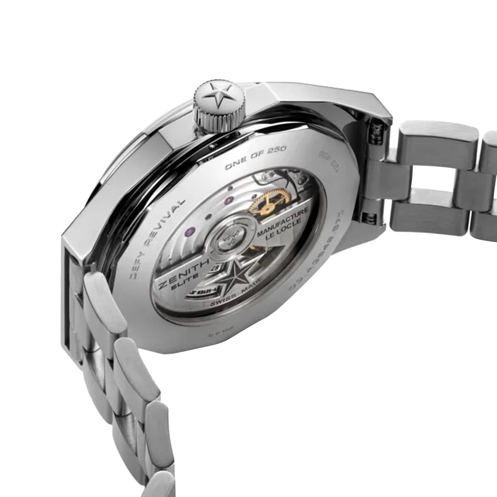 Zenith Defy Automatic Blue Watch - 37mm Stainless Steel - 300M Water Resistant - Image 3