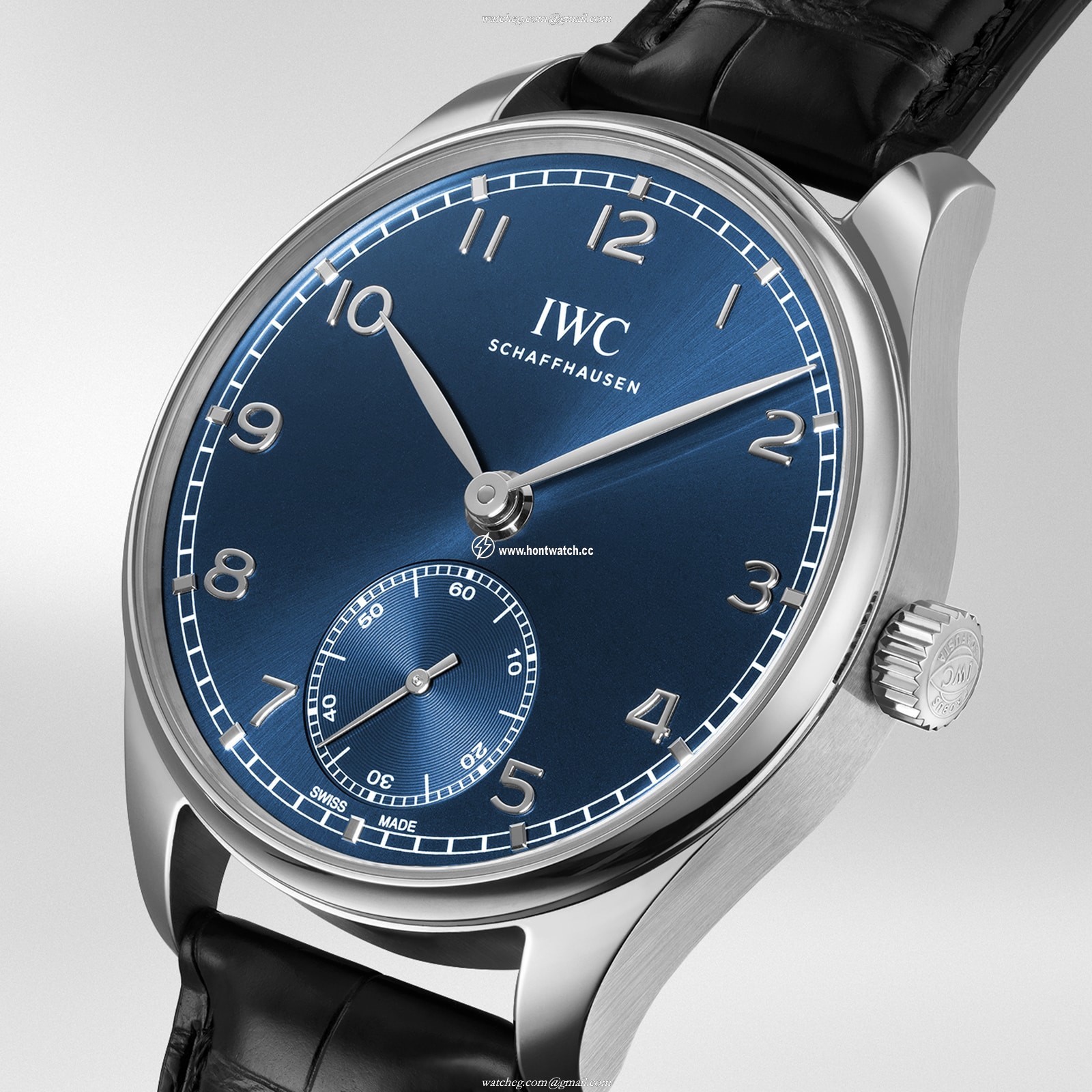 IWC Portugieser IW358305 Automatic Blue Dial - 40.5mm Stainless Steel Watch - Image 2