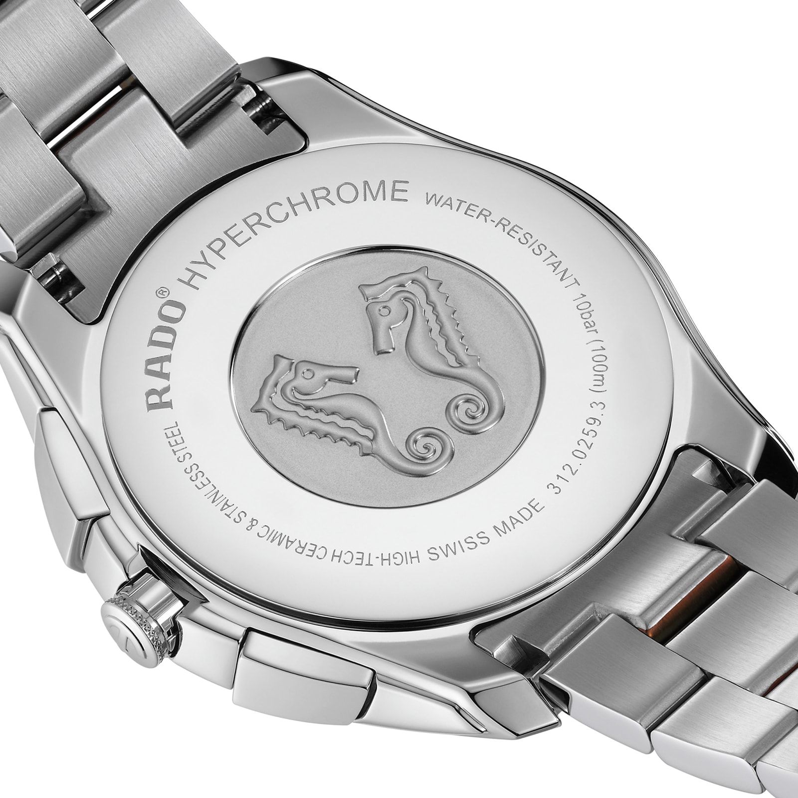Rado HyperChrome R32259173 | Grey Dial | 45mm Stainless Steel Quartz Watch - Image 4