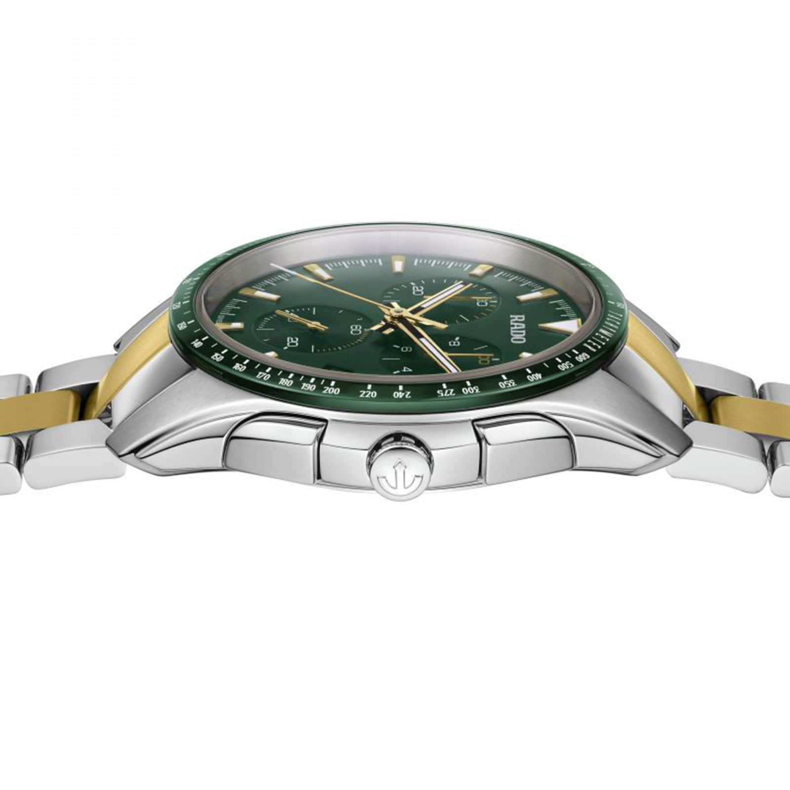 Rado HyperChrome R32259323 | 45mm Green Dial | Stainless Steel Quartz Watch - Image 3