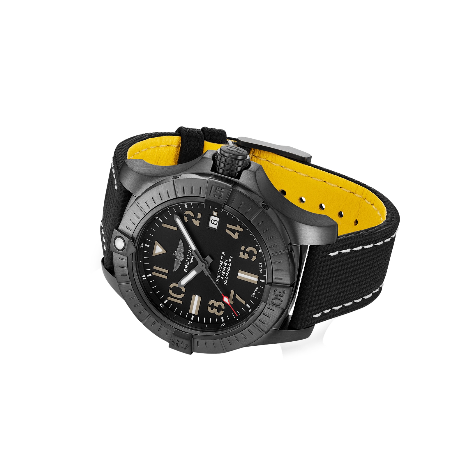 Breitling Avenger Titanium DLC Automatic Black Watch - 45mm - Image 3