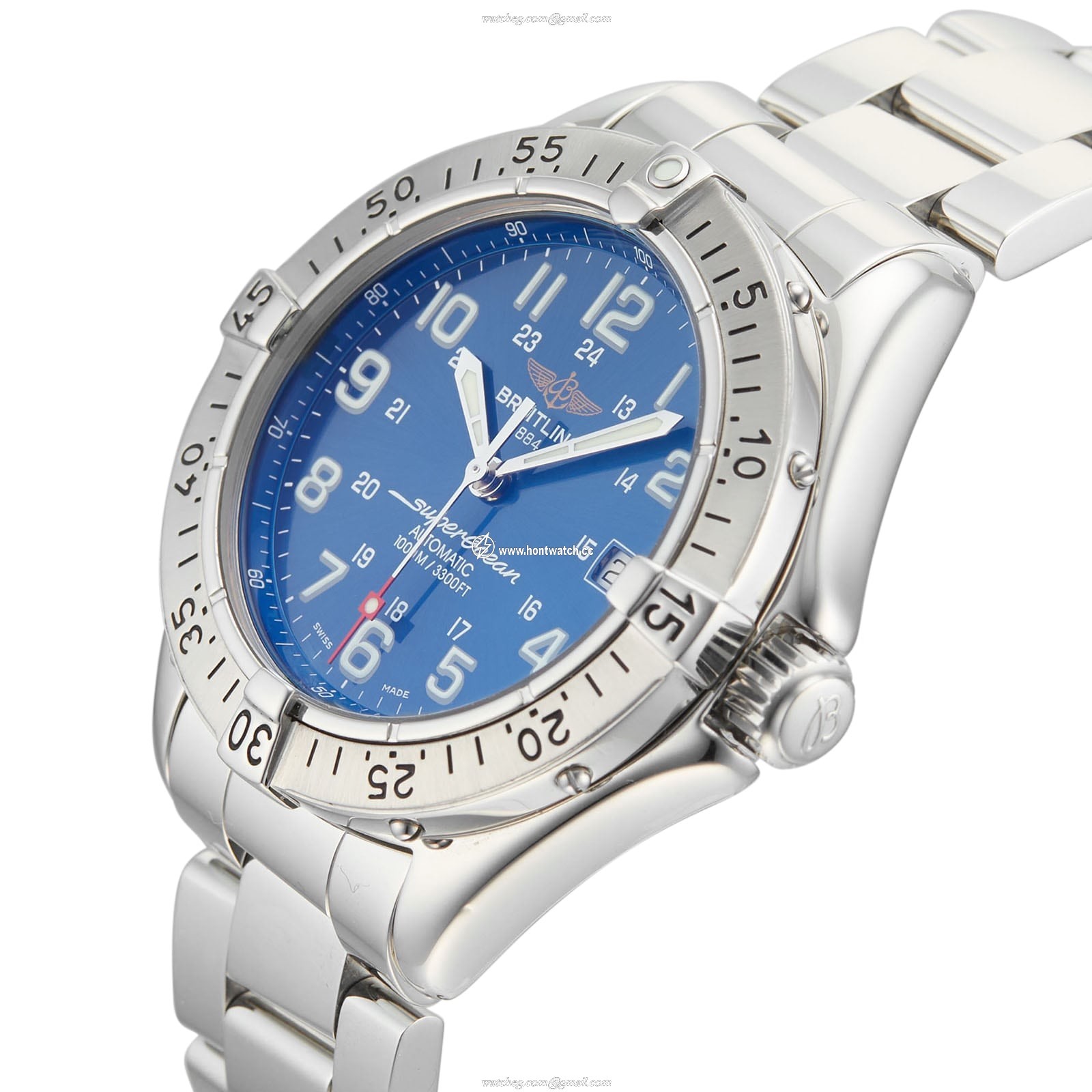 Pre-Owned Breitling Superocean A17340 | 42mm Blue Automatic Watch - Image 2