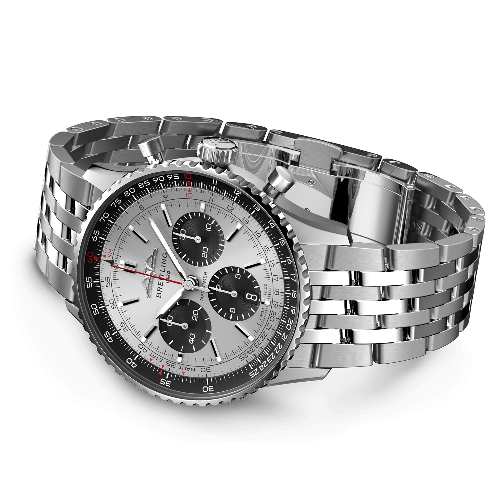 Breitling Navitimer AB0138241G1A1 | 43mm Stainless Steel Automatic Silver Watch - Image 3