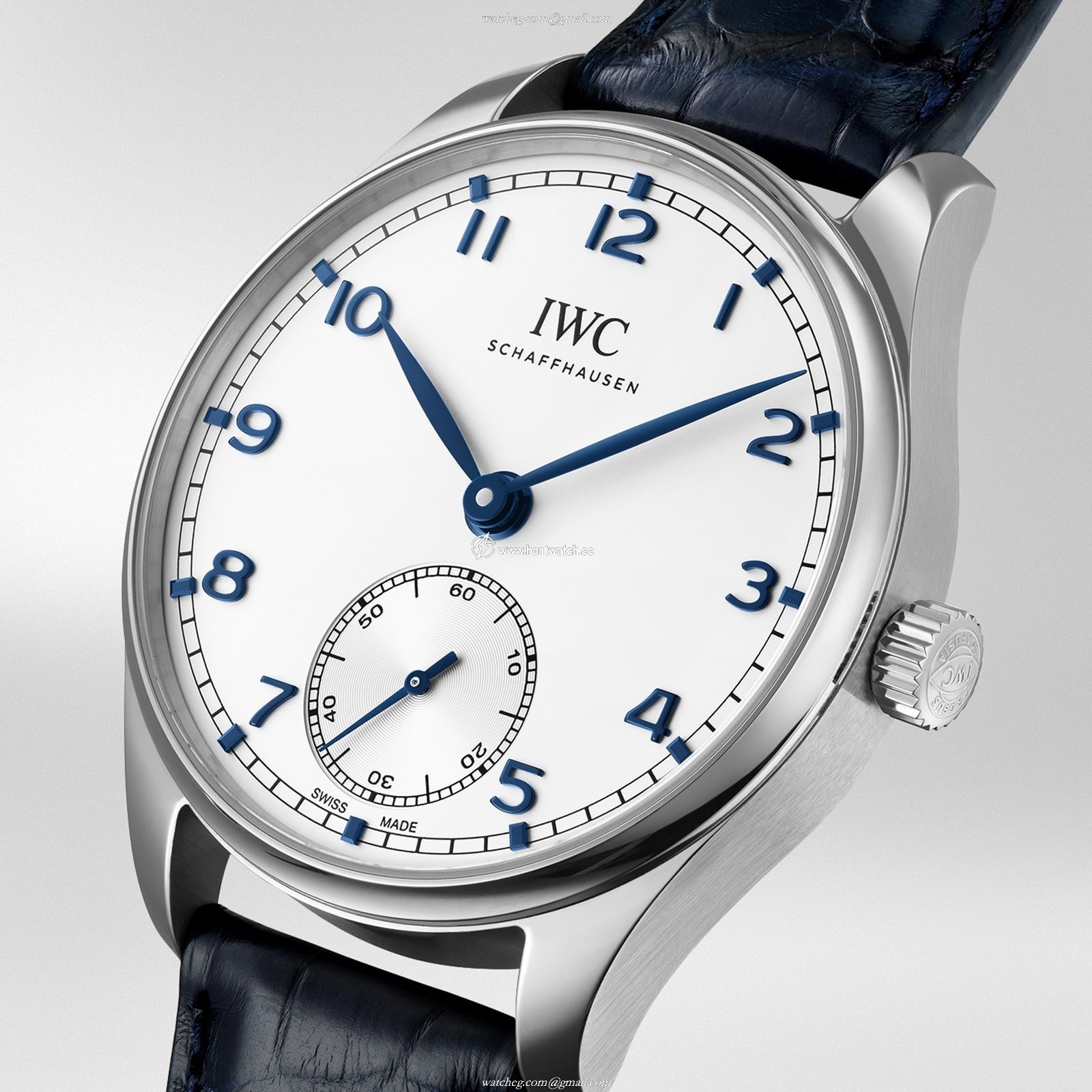 IWC Portugieser IW358304 Automatic Watch - 40.5mm Stainless Steel Silver Dial - Image 2