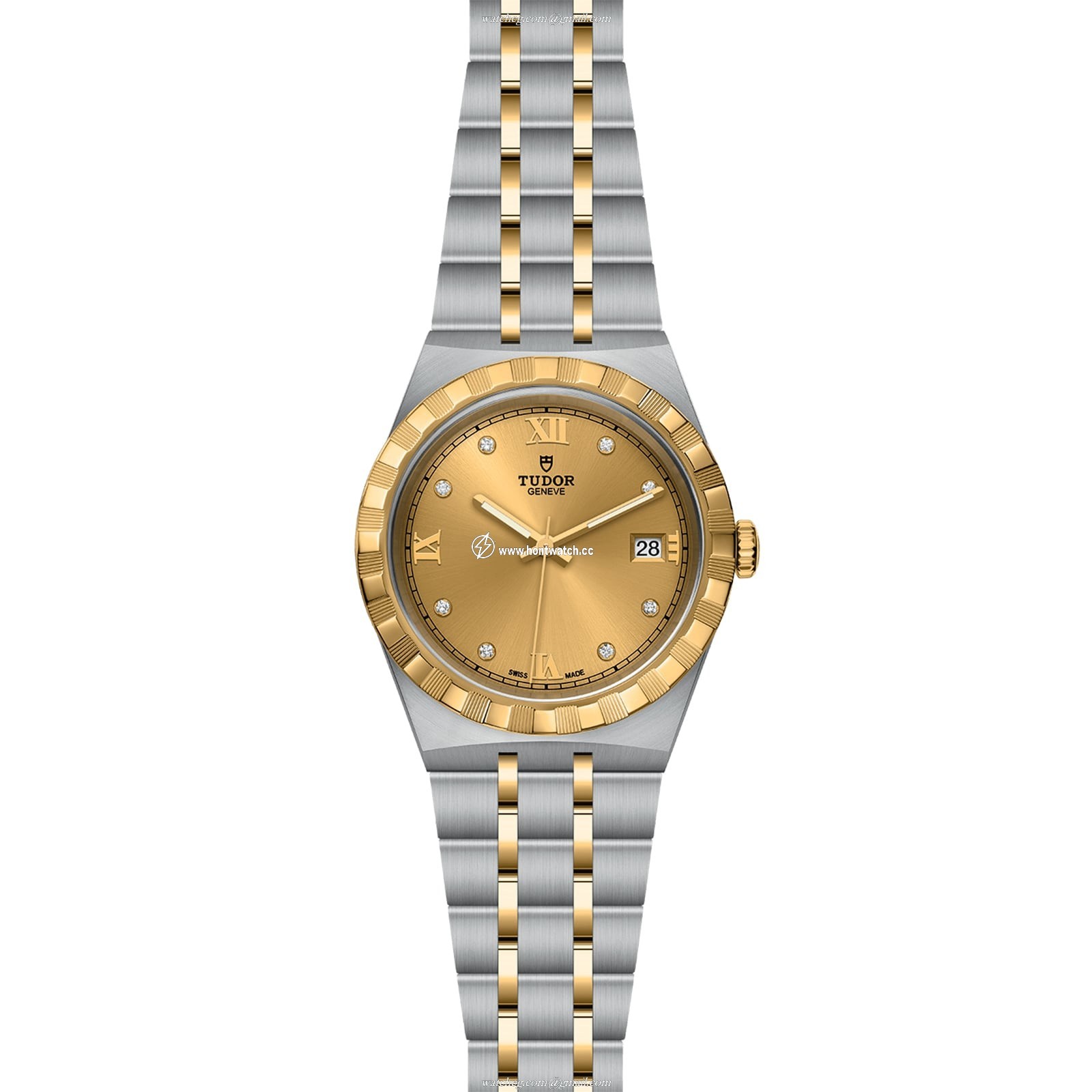 Tudor Royal M28503-0005 Automatic Watch - 38mm Champagne Dial | Steel & Gold - Image 2