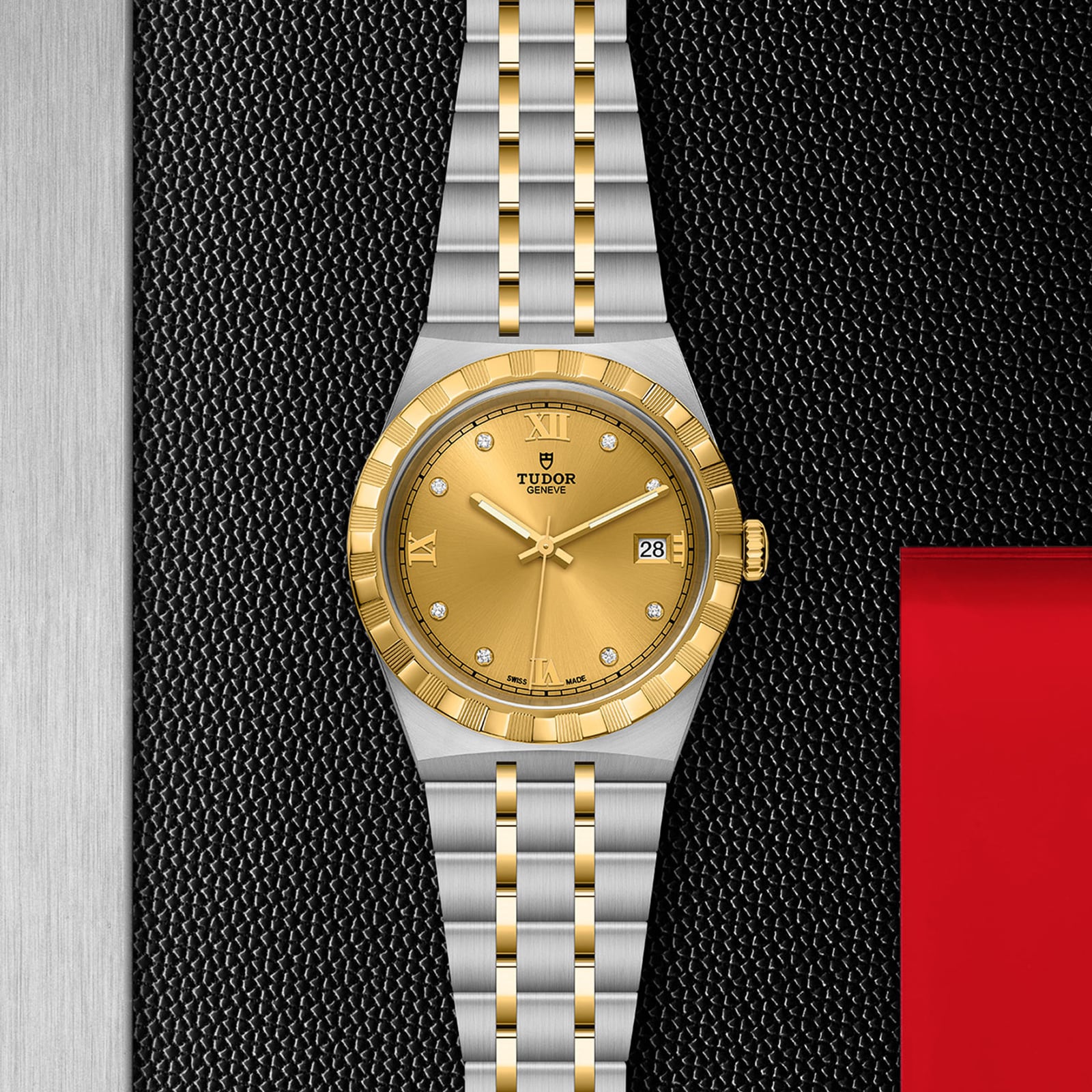Tudor Royal M28503-0005 Automatic Watch - 38mm Champagne Dial | Steel & Gold - Image 4