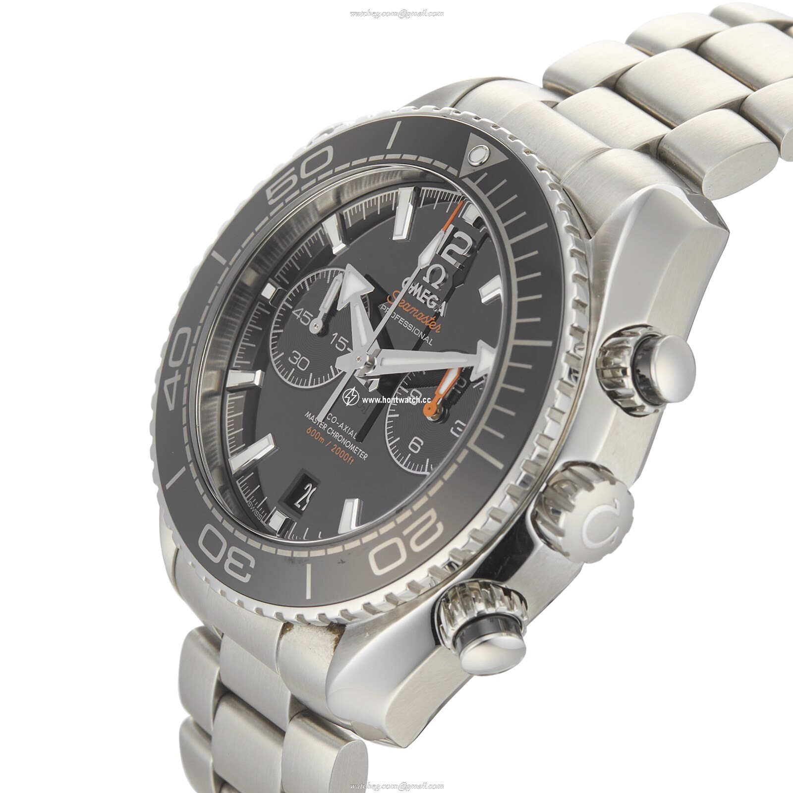 Omega Seamaster Planet Ocean 600M Automatic Watch - 45.5mm Black Dial - Image 2