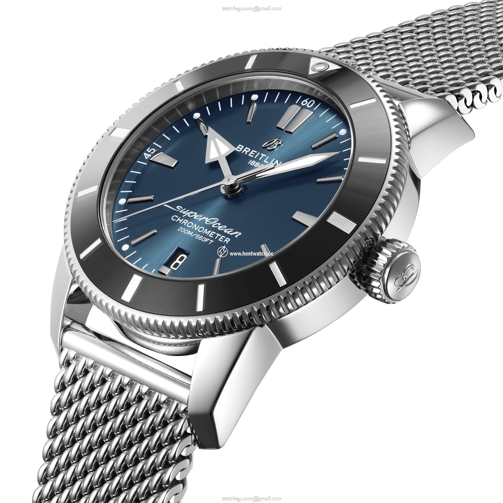 Breitling Superocean Heritage 44mm Automatic Blue Dial - Stainless Steel - Image 2