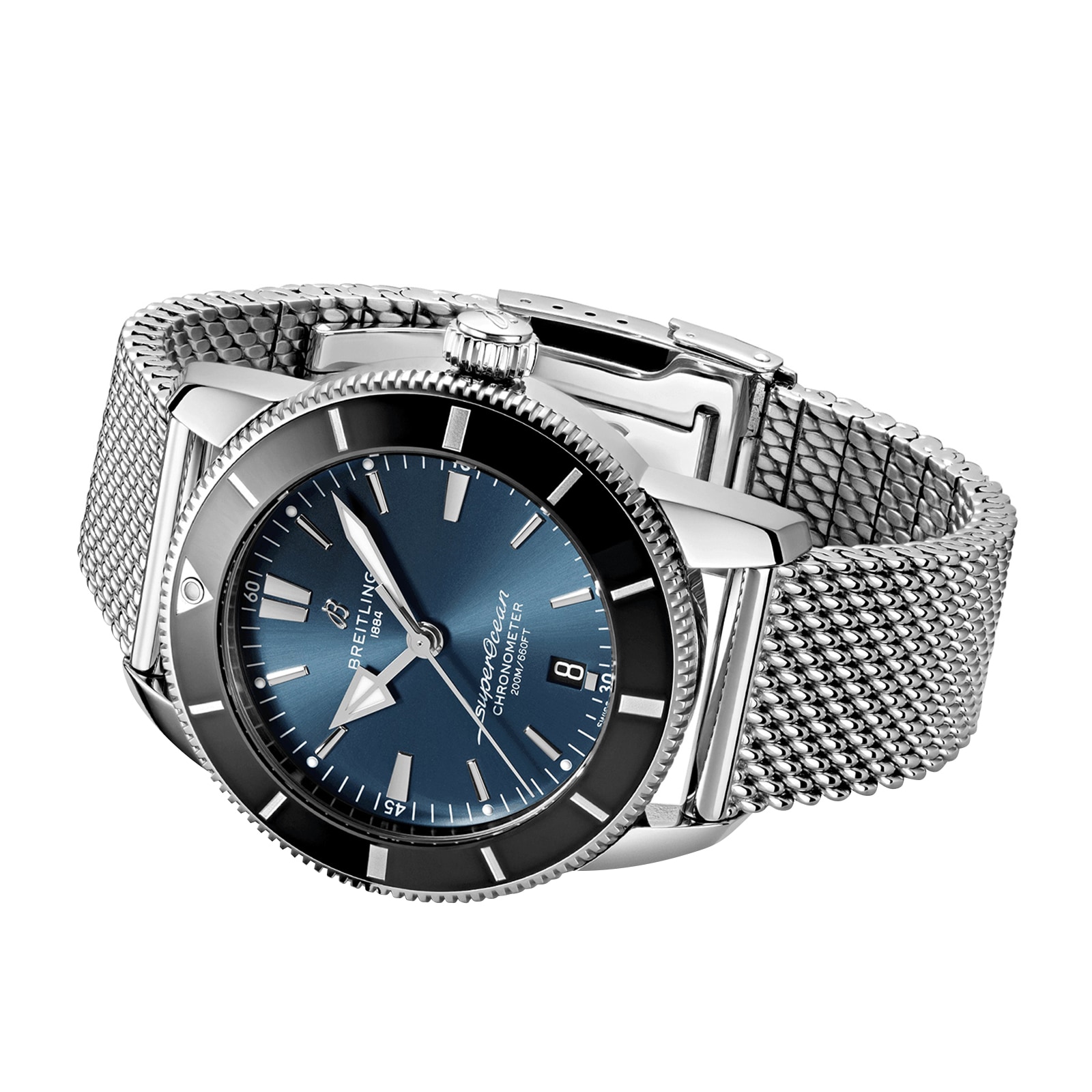 Breitling Superocean Heritage 44mm Automatic Blue Dial - Stainless Steel - Image 3