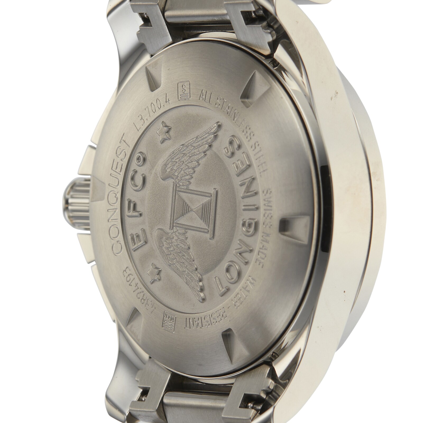 Longines Conquest L3.700.4.56.6 | 41mm Black Dial | Stainless Steel Quartz - Image 4