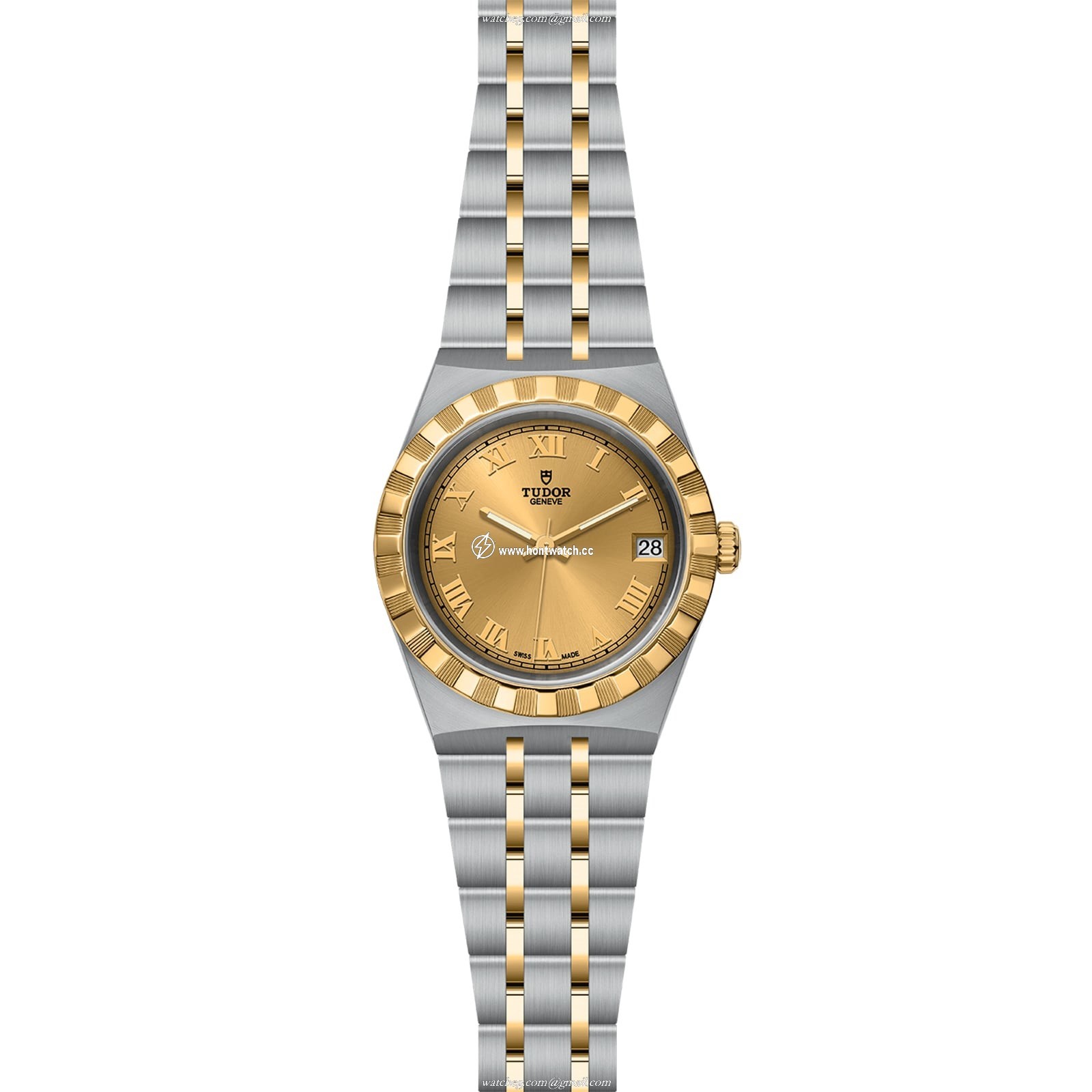 Tudor Royal M28403-0004 Automatic Watch - 34mm Champagne Dial - Steel & Gold - Image 2