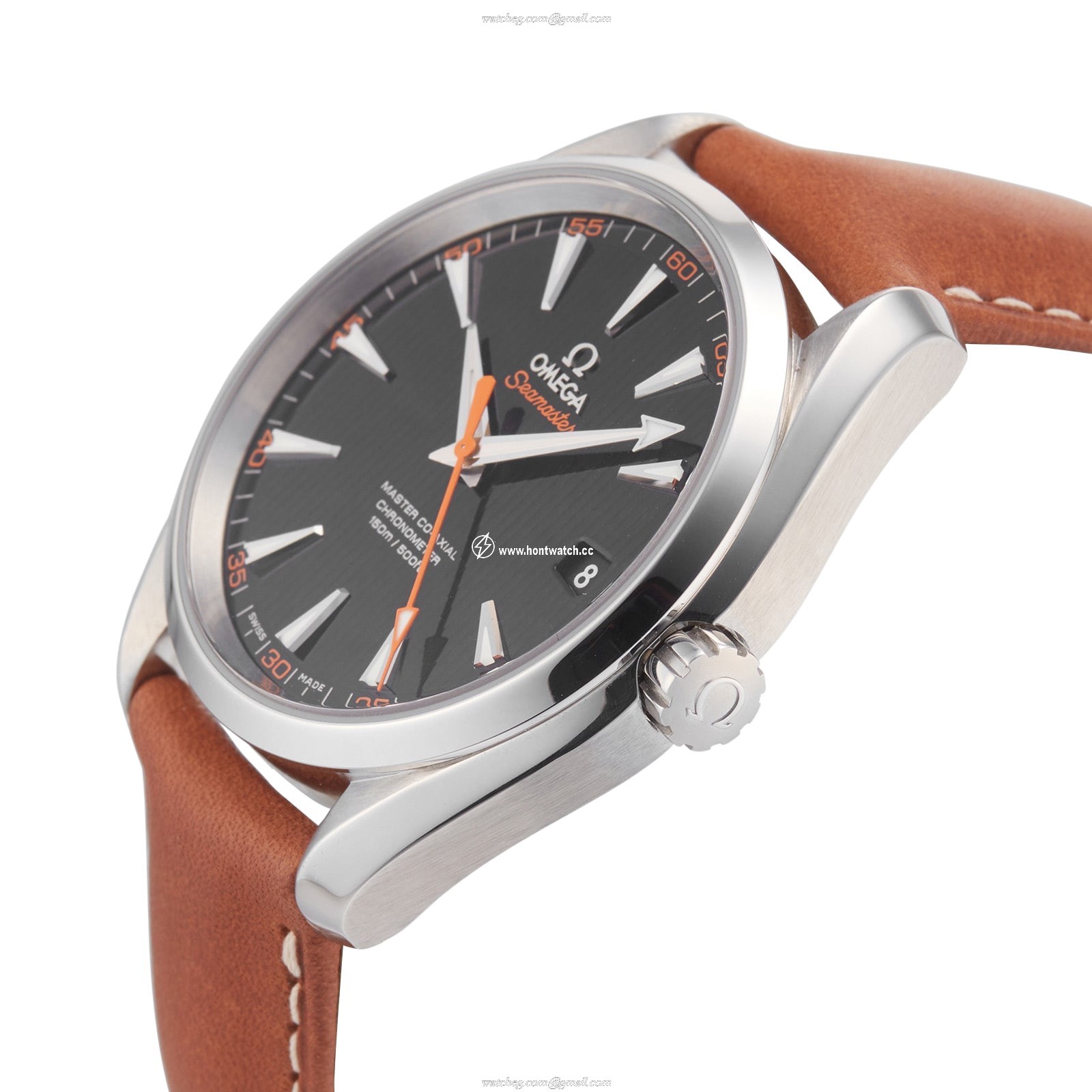 Omega Seamaster Aqua Terra 150M Automatic Black Dial 42mm Steel Watch - Image 2