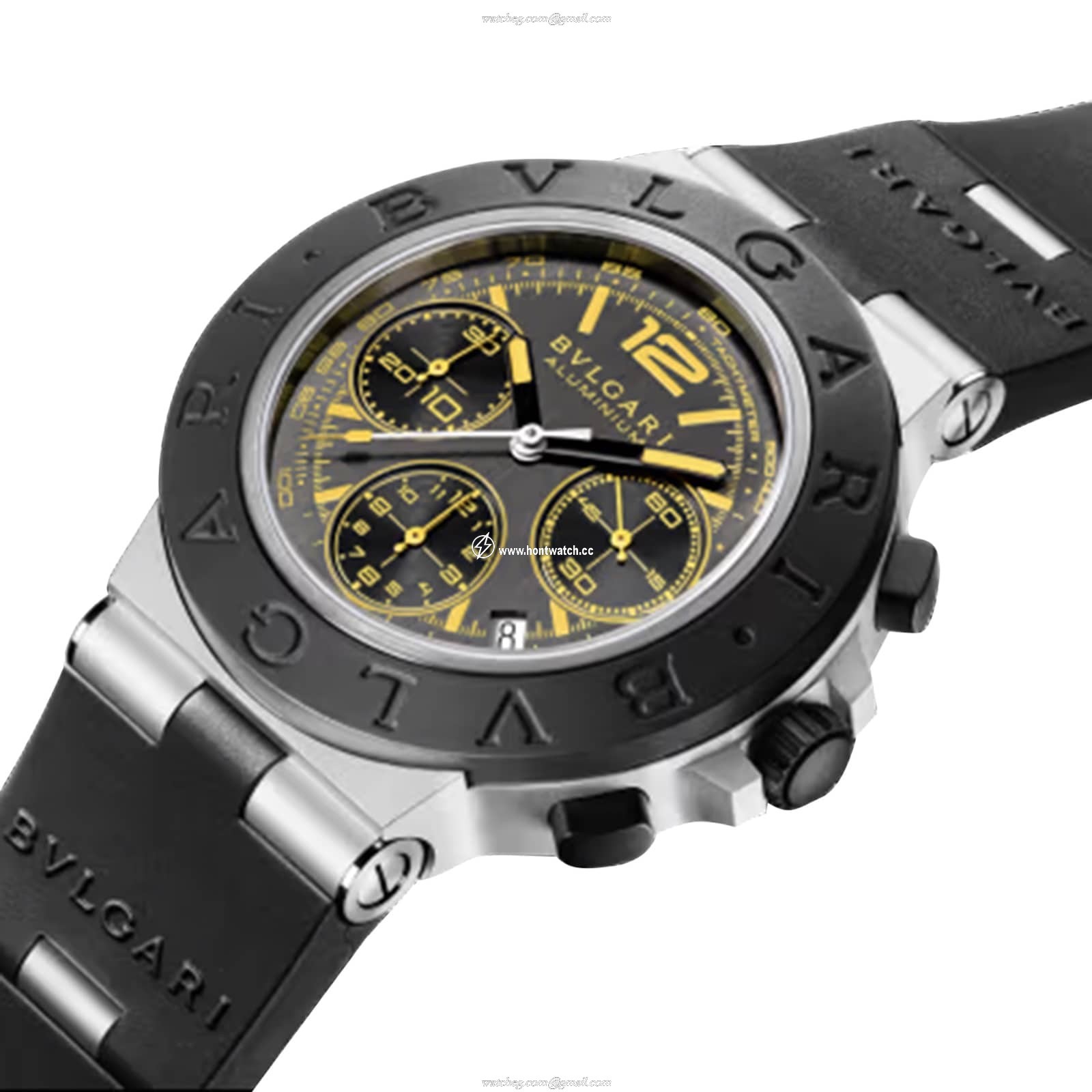 BVLGARI Aluminium 103893 Automatic Grey Replica Watch - 41mm - Image 2