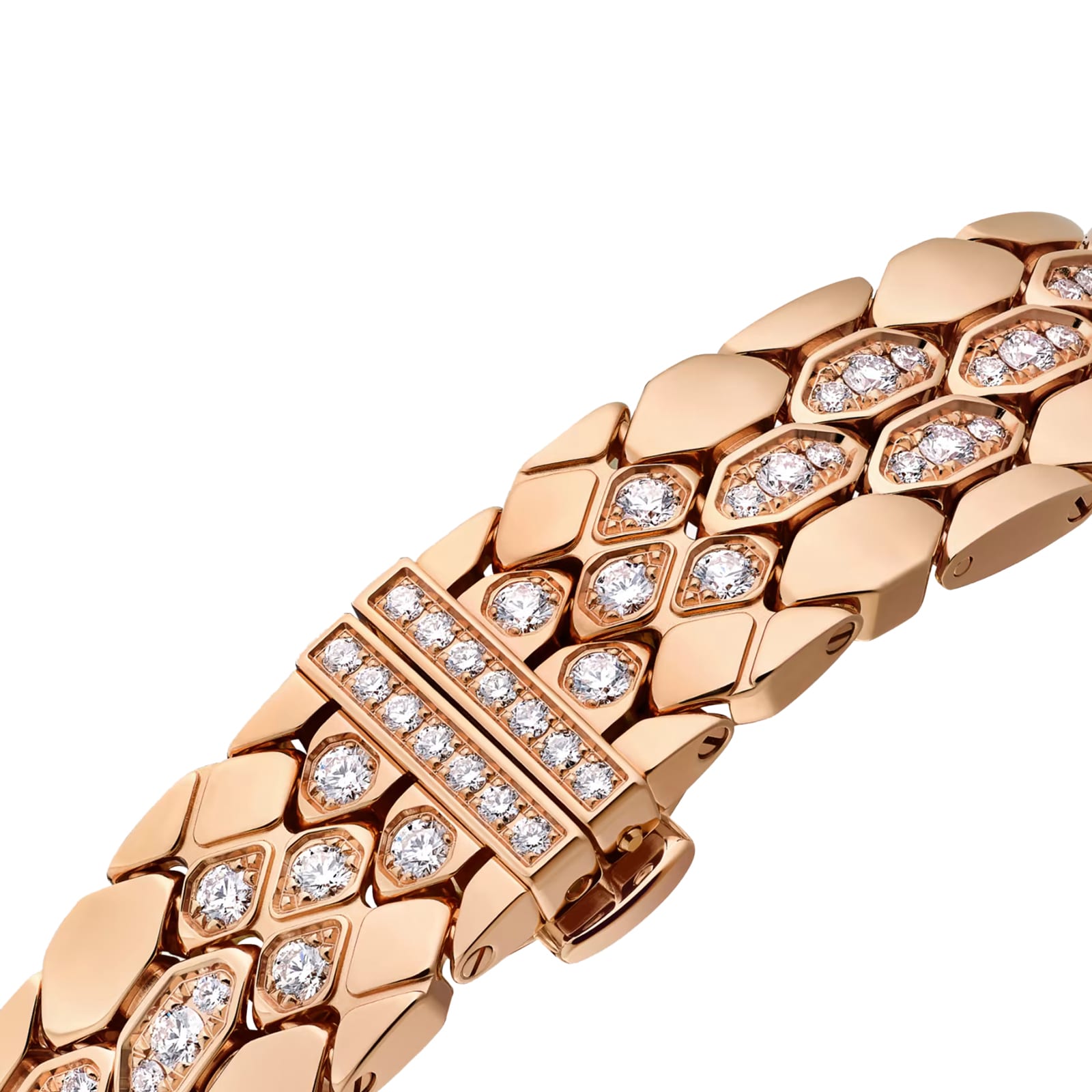 BVLGARI Serpenti 35mm Green Dial 18ct Rose Gold Quartz Watch - Image 3