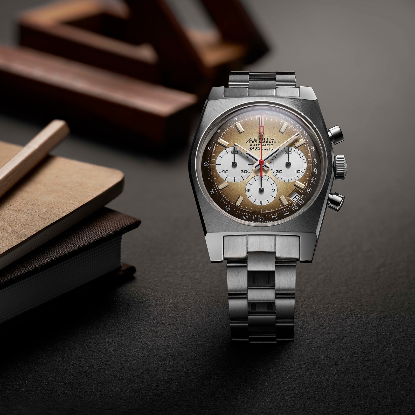 Zenith Chronomaster El Primero 37mm Automatic Brown Dial - Stainless Steel - Image 4