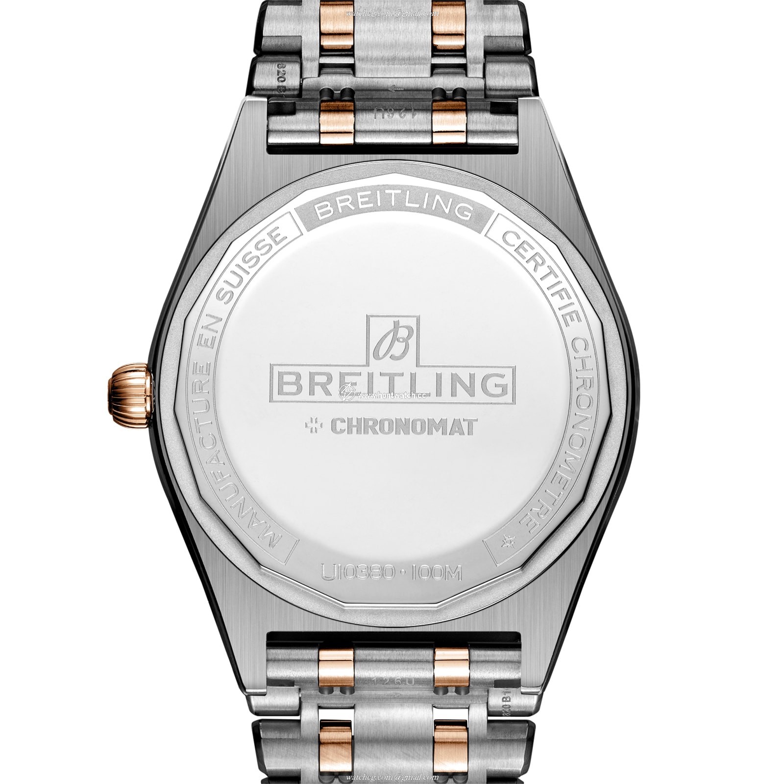 Breitling Chronomat 36mm Green Dial - Automatic - Stainless Steel & Rose Gold - Image 2