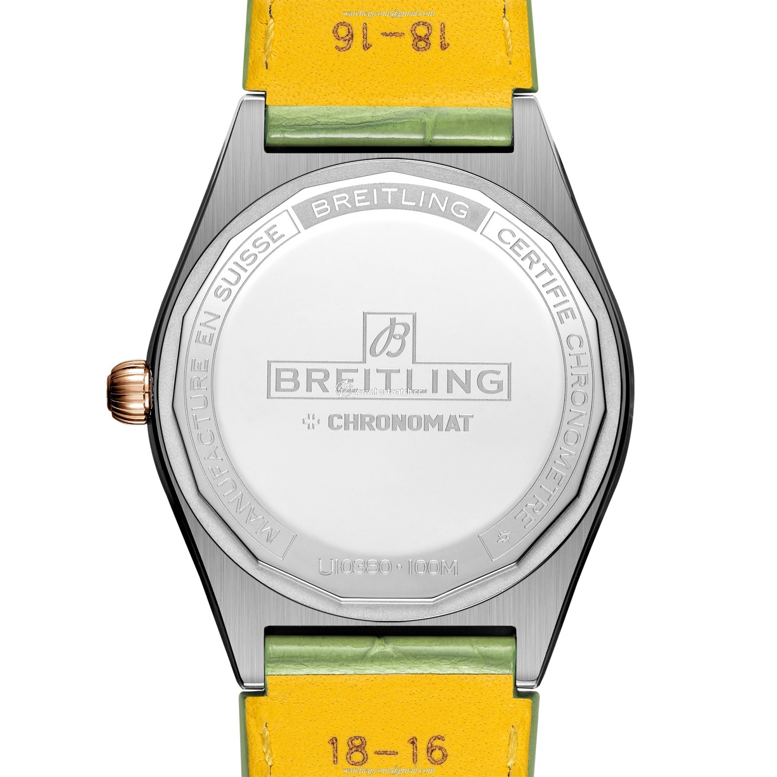 Breitling Chronomat 36mm Green Dial - Stainless Steel & Rose Gold Automatic - Image 2