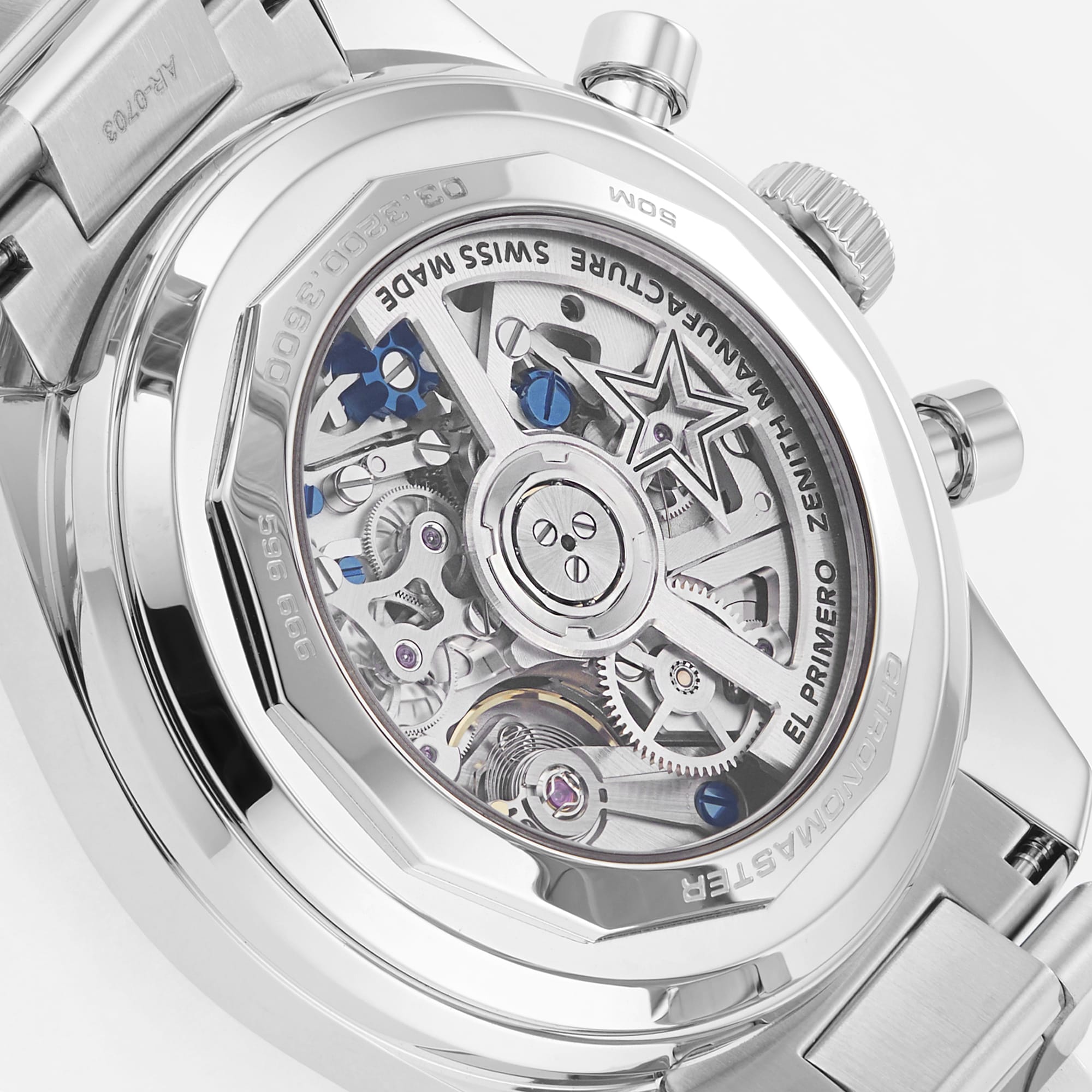 Zenith Chronomaster Original 38mm Silver Dial - Automatic Stainless Steel Watch - Image 4