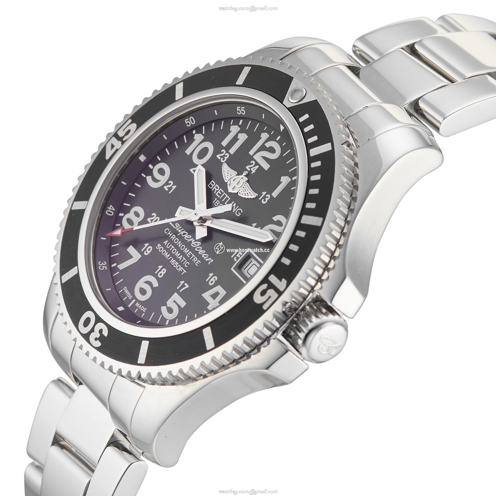 Breitling Superocean II 42 Automatic Black Dial Men's Watch | 42mm Stainless Steel - Image 2