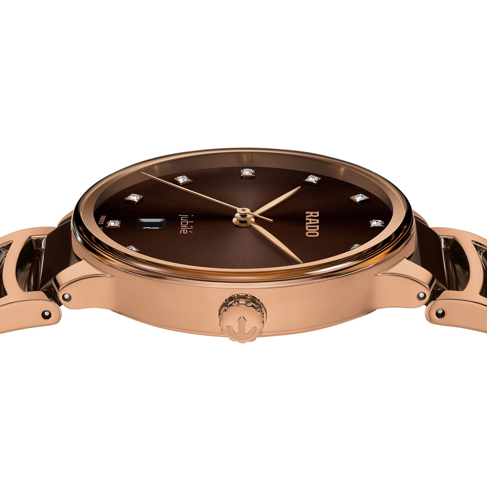 Rado Centrix R30023732 | Brown Dial | Steel & Ceramic | Quartz Watch - Image 3