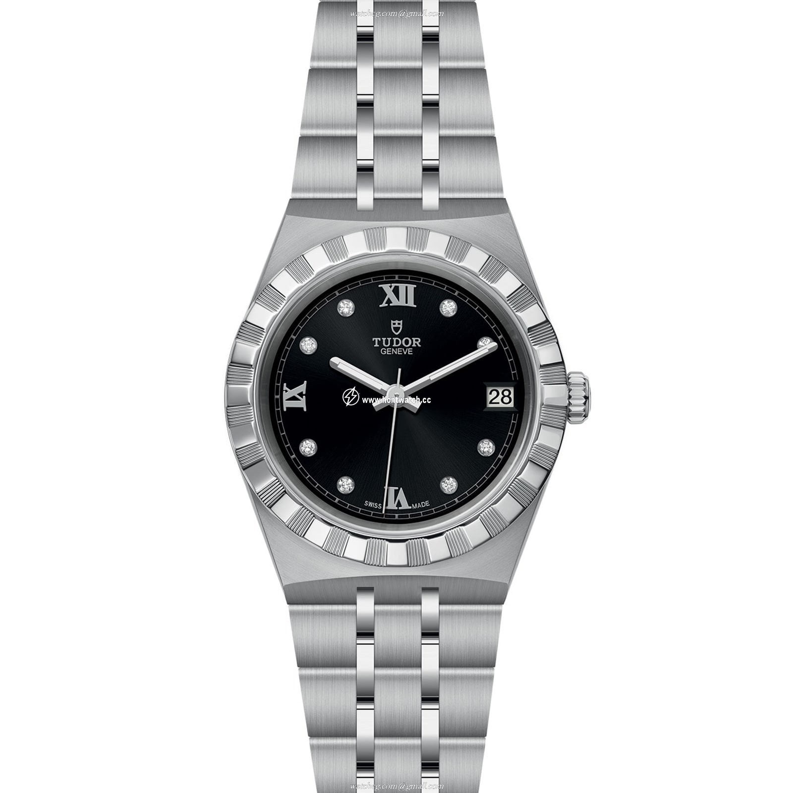 Tudor Royal M28400-0004 Automatic Watch - 34mm Black Dial & Steel Bracelet - Image 2